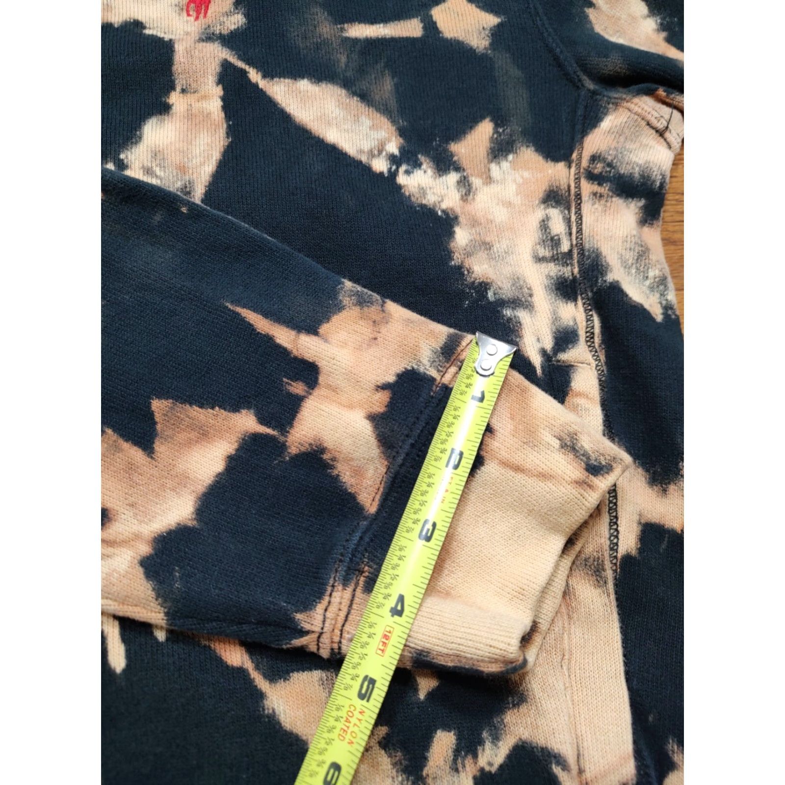 Polo Ralph Lauren VINTAGE Polo Ralph Lauren Full Zip Sweater Tie Dye Black Mens M Size US M / EU 48-50 / 2 - 7 Thumbnail