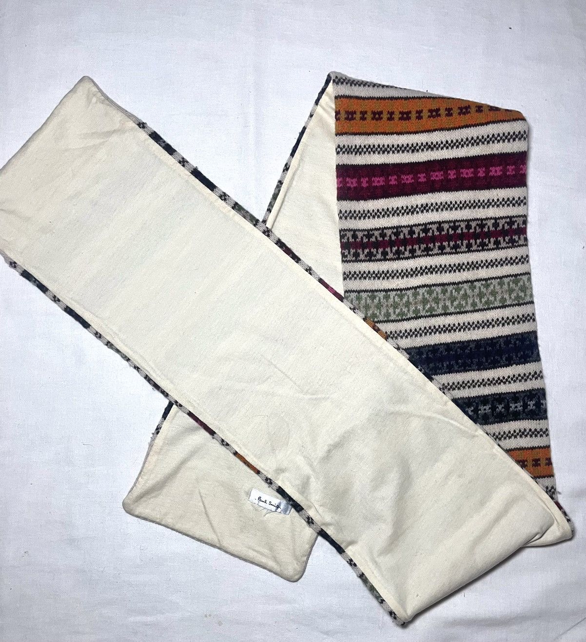 Paul Smith Paul Smith wool stripped scarf Size ONE SIZE - 8 Thumbnail