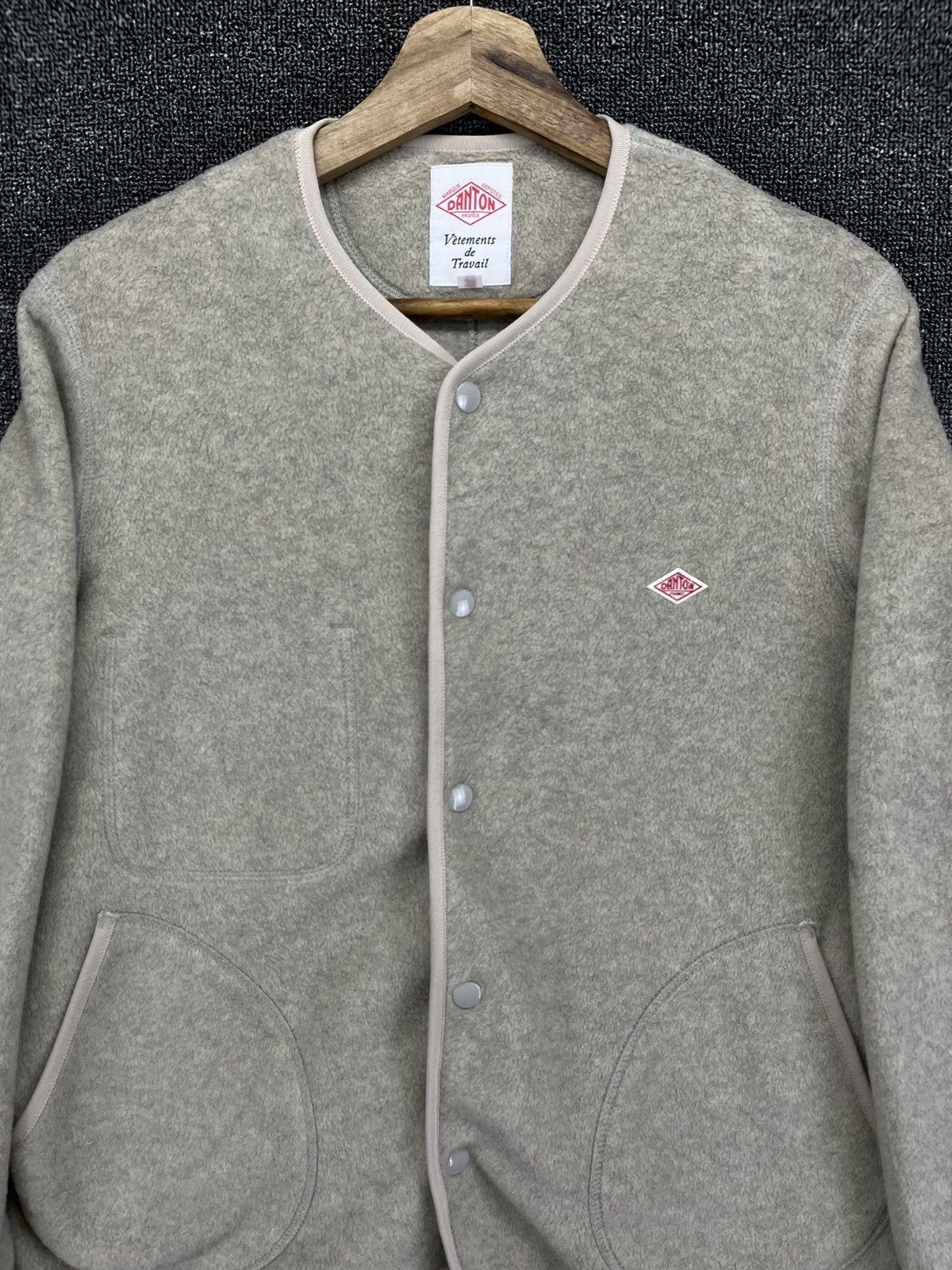 Danton Vintage Danton Ventement Fleece Button Up Rare Jacket Size XS / US 0-2 / IT 36-38 - 4 Thumbnail