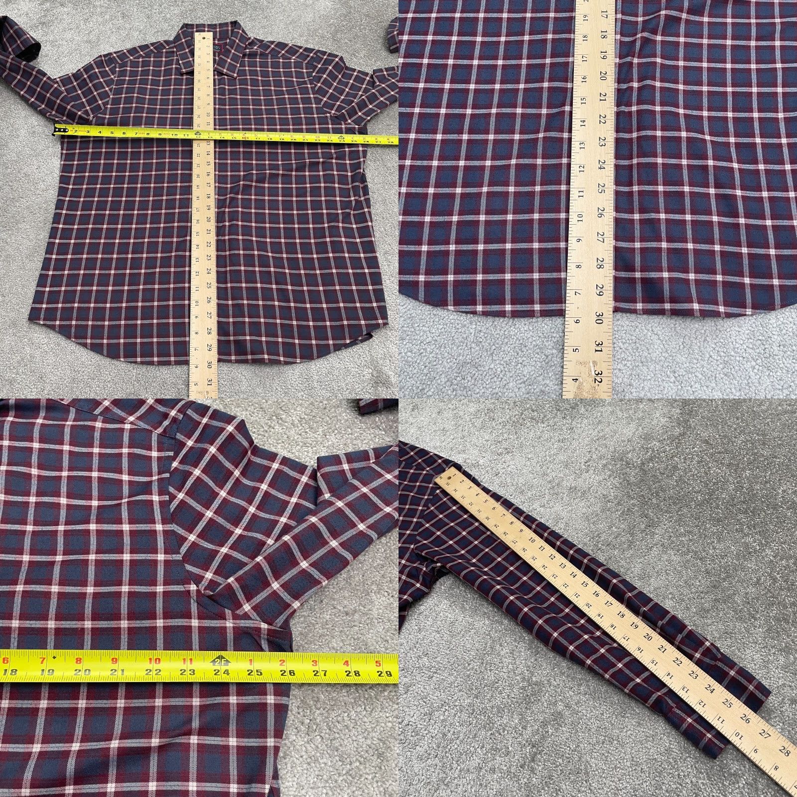 UNTUCKit UNTUCKit Flannel Shirt Mens XXL Multicolor Plaid Long Sleeve Button Down Casual Top Size US XXL / EU 58 / 5 - 8 Thumbnail