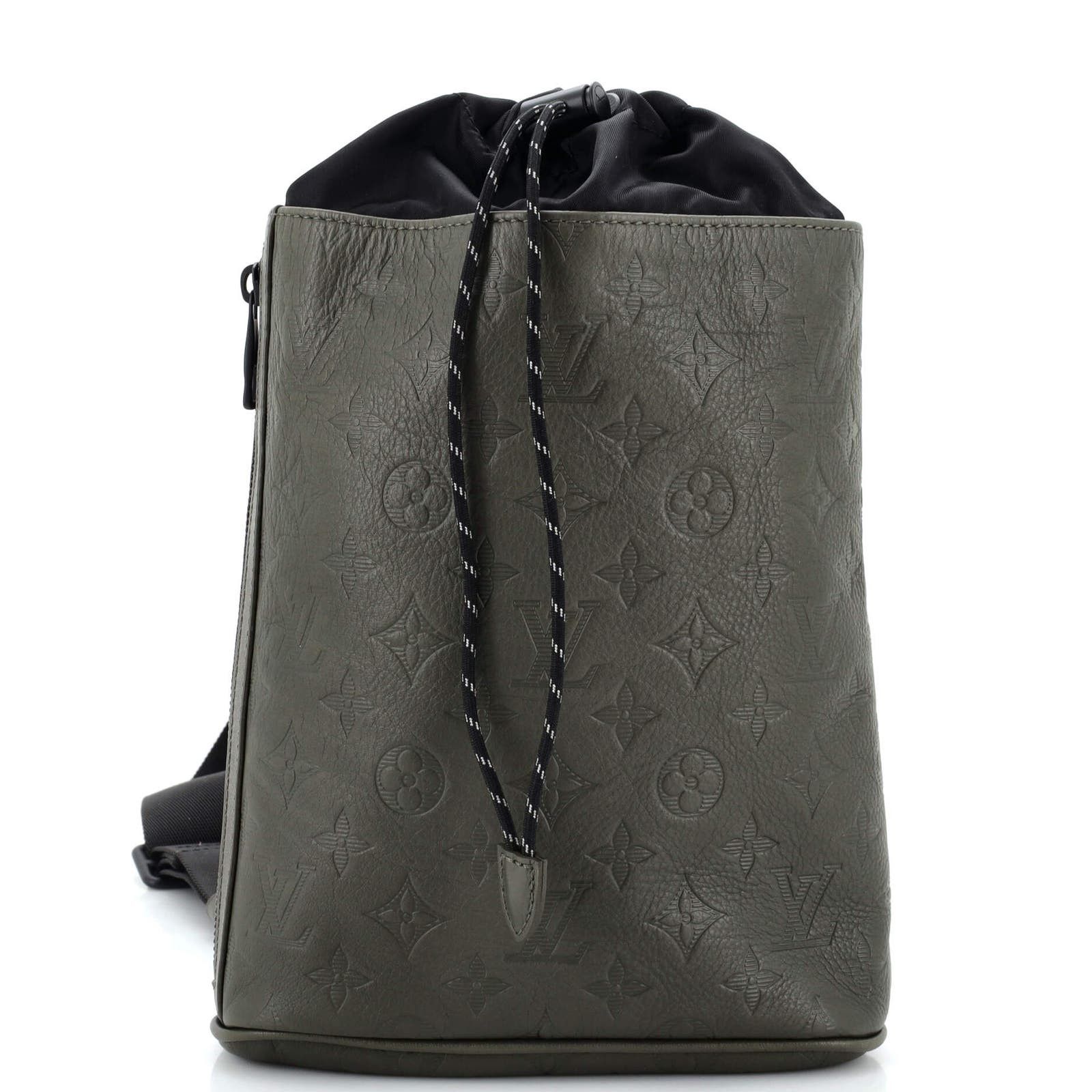 Chalk Sling Bag Monogram Shadow Leather None