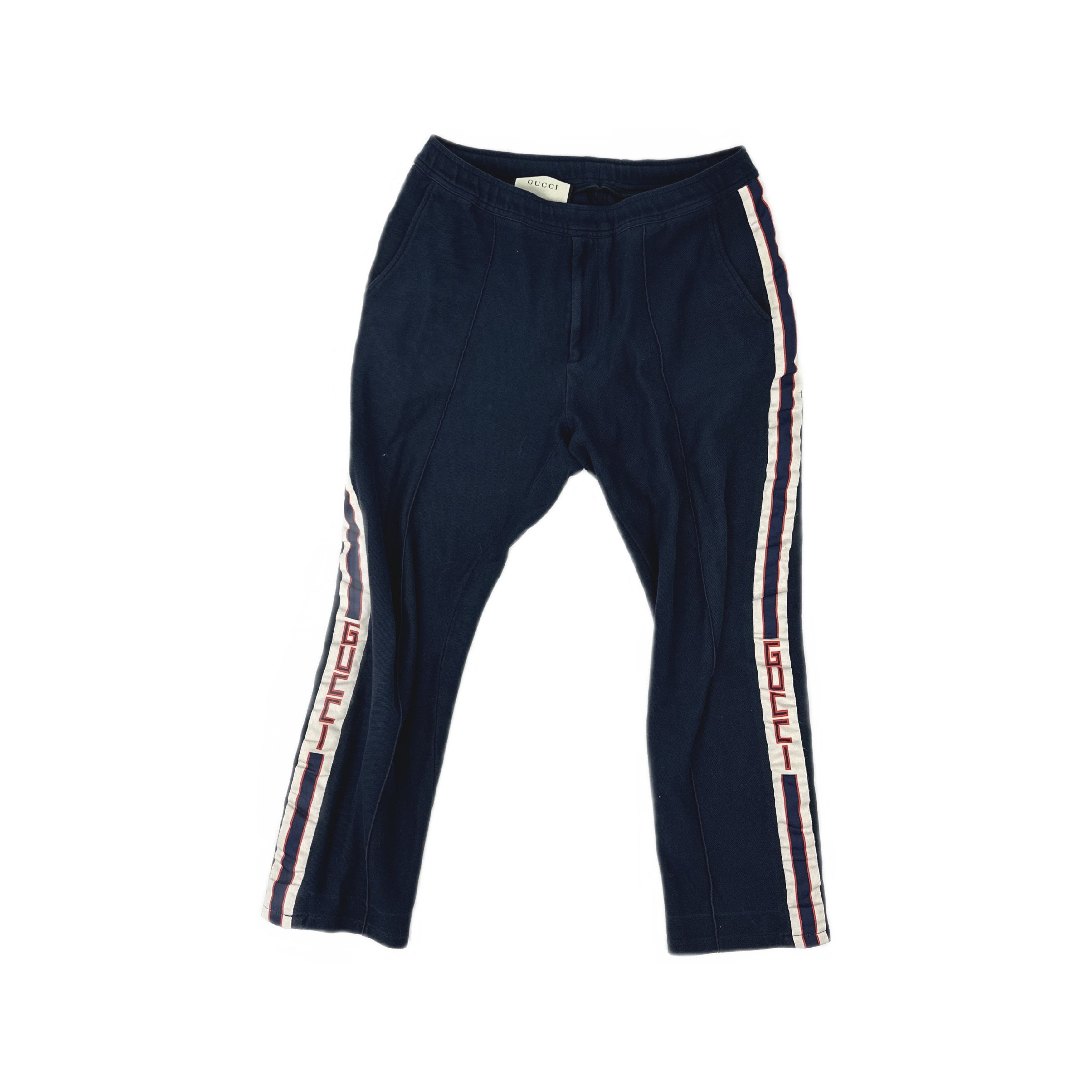 Gucci Gucci Striped Side Logo Jogger Pants Size 46 Size US 30 / EU 46 - 1 Thumbnail