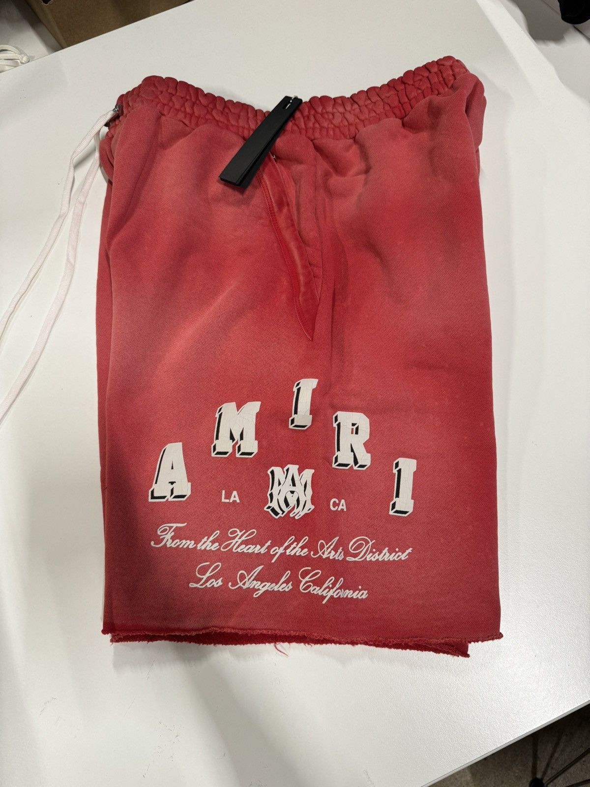 Amiri Amiri Collegiate Logo Sweatshorts NEW 950$ Size US 34 / EU 50 - 2 Thumbnail
