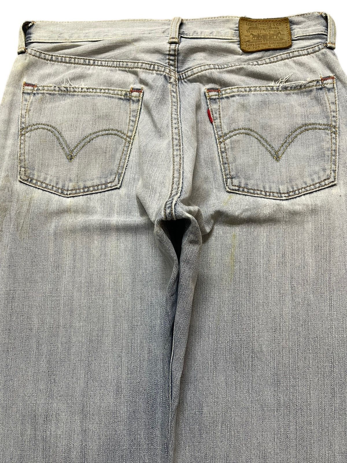 Levi's Vintage 90s Levis 703 Faded Wash Style Baggy Jeans Size US 32 / EU 48 - 5 Thumbnail