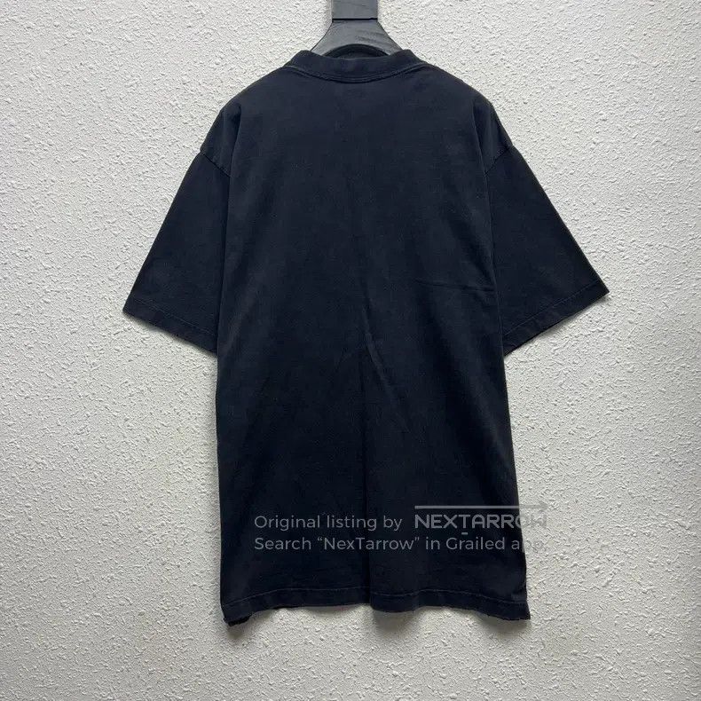 Balenciaga Balenciaga Black Graffiti Scissors Shield 1917 Short Sleev Size US XS / EU 42 / 0 - 2 Thumbnail