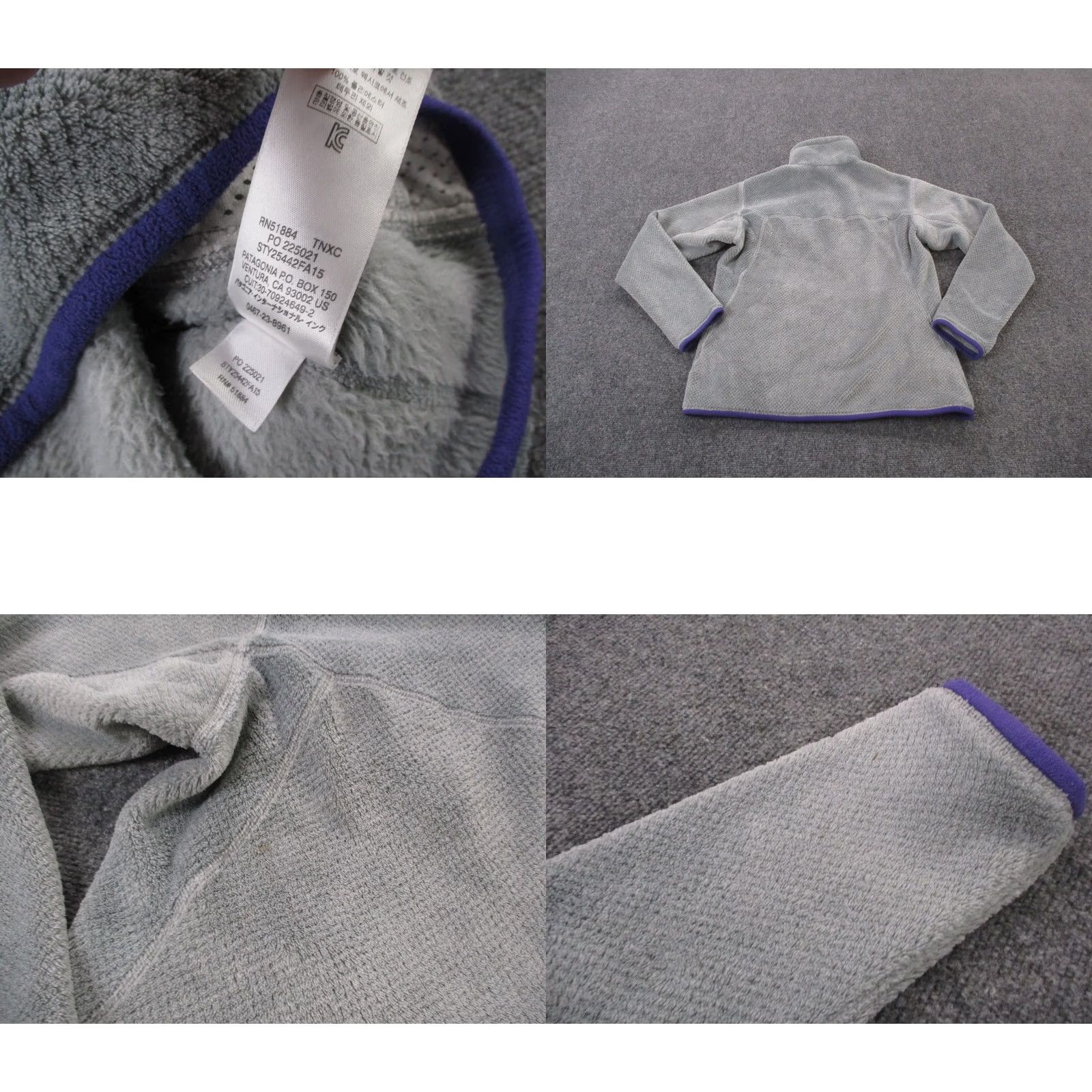 Patagonia Patagonia Sweater Womens M Gray Jacket Snap Fleece Fuzzy Outdoors Camping Size M / US 6-8 / IT 42-44 - 8 Thumbnail