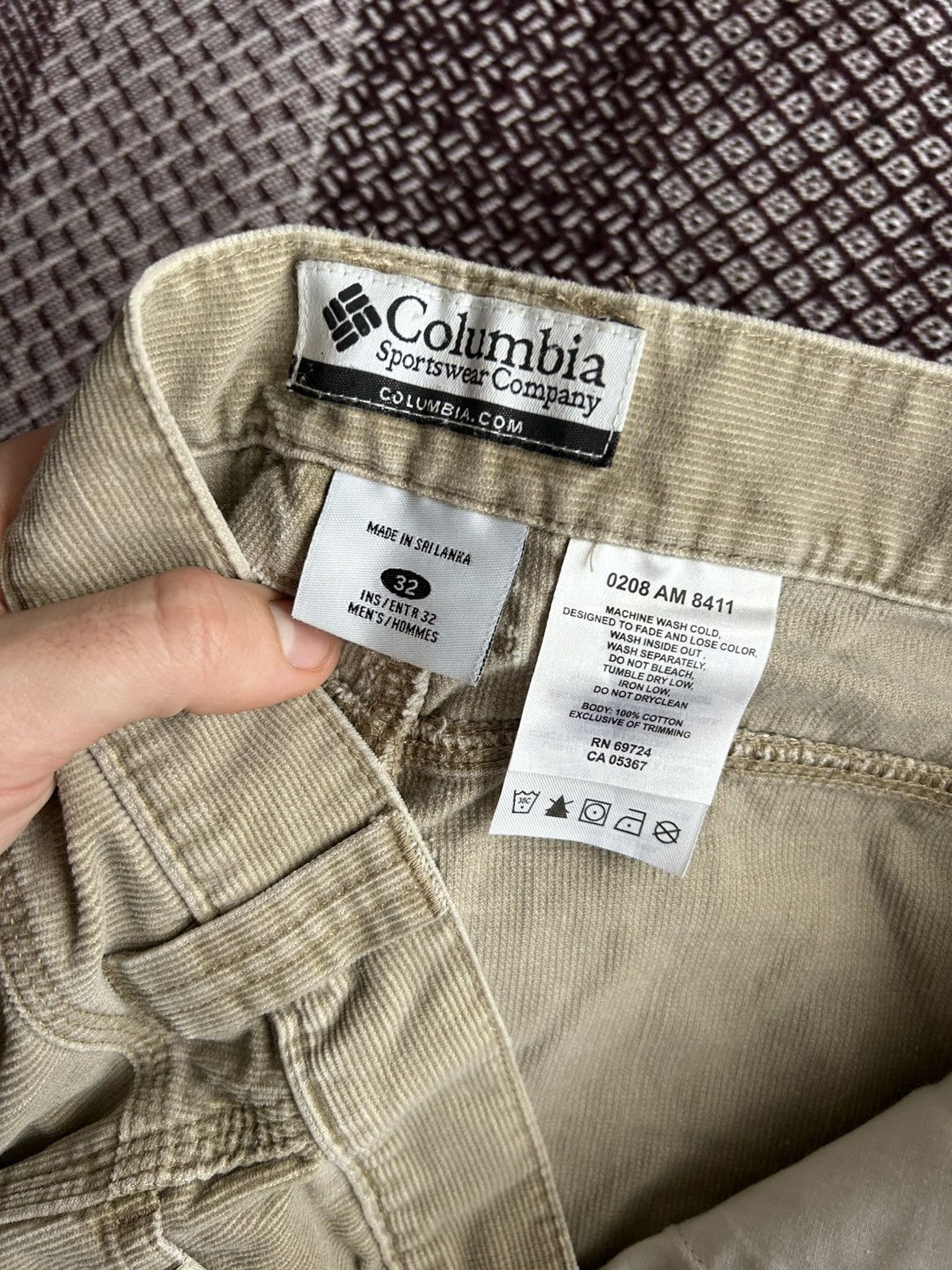 Columbia Vintage Columbia Carpenter Velvet Jeans Workwear Style Sz 32 Size US 32 / EU 48 - 12 Thumbnail