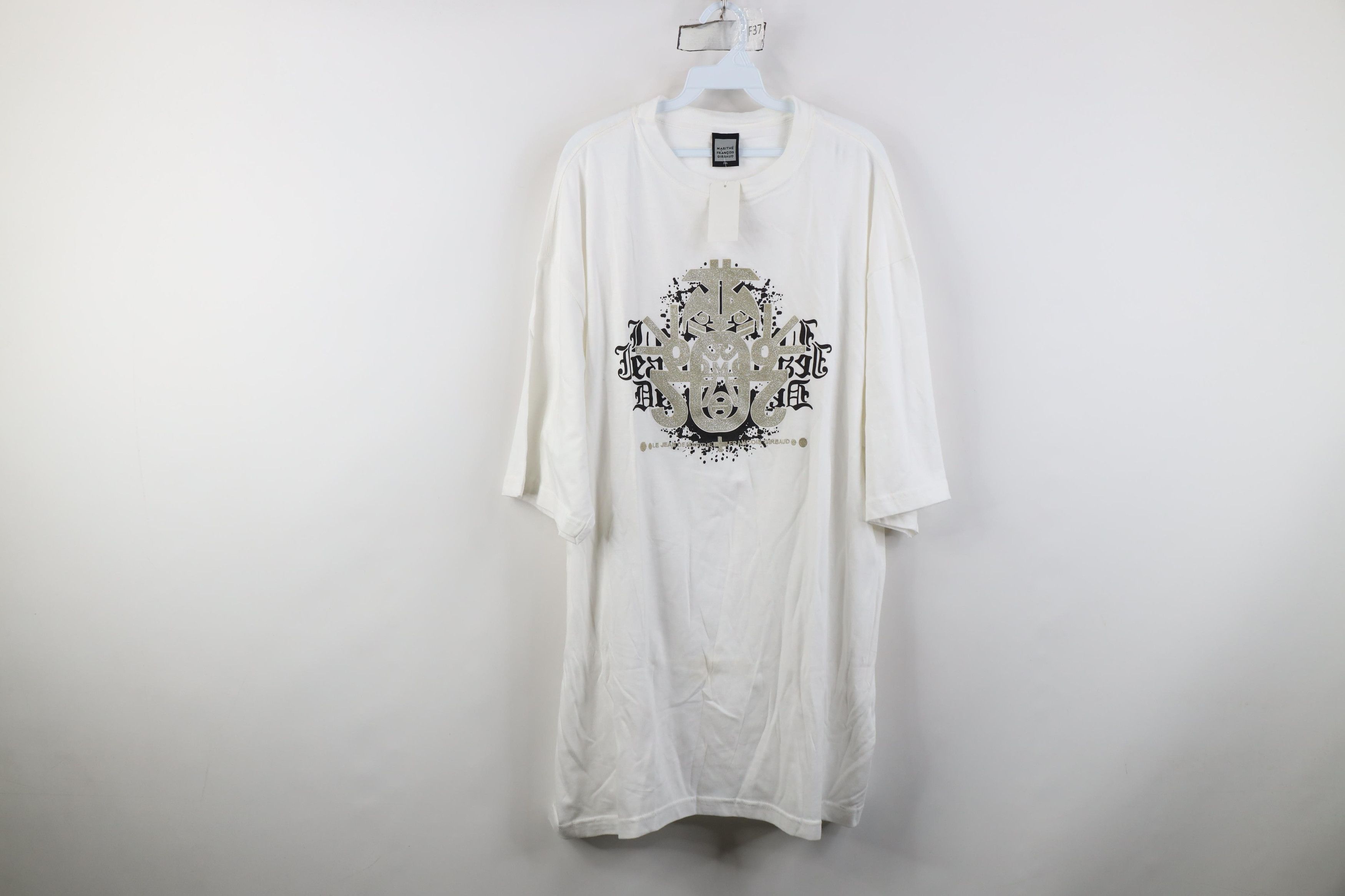 Marithe + Francois Girbaud Deadstock Vintage 90s Marithe Francois Girbaud Art T-Shirt Size US XXL / EU 58 / 5 - 1 Thumbnail