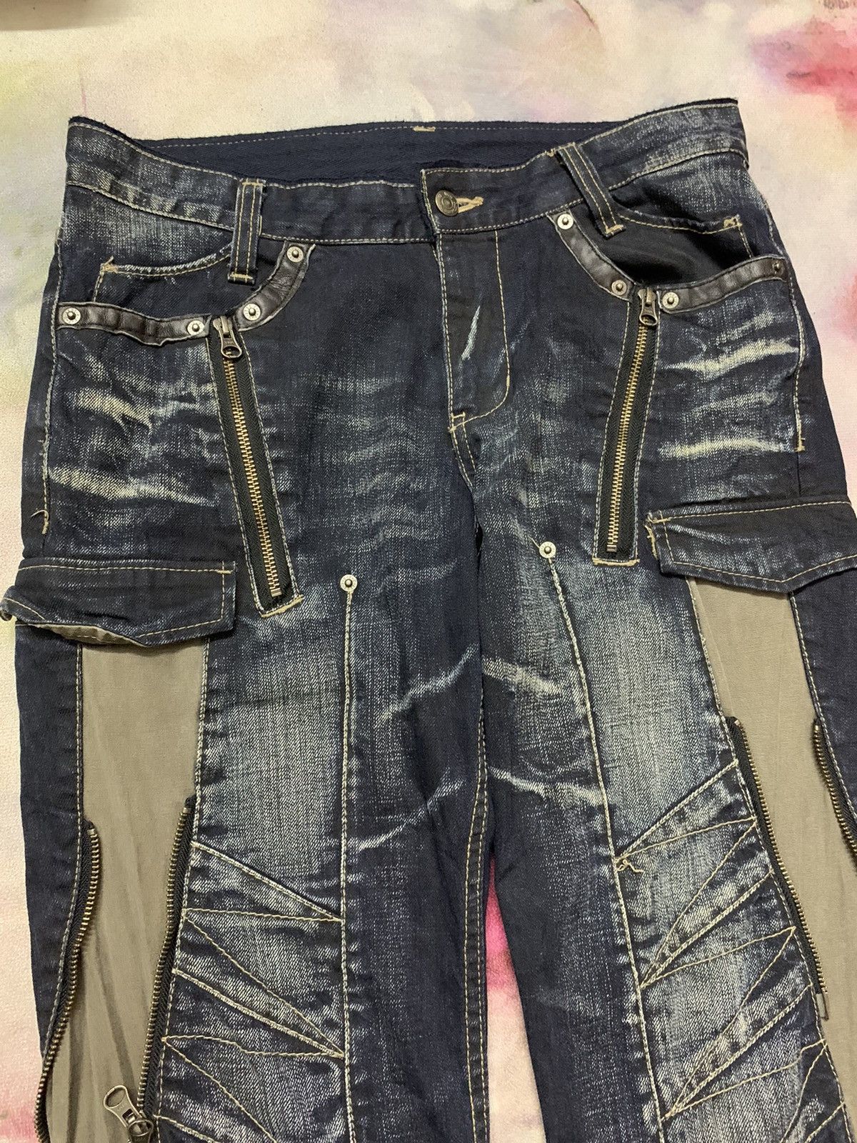 PPFM PPFM Hybrid Denim Bondage Punk Size US 33 - 5 Thumbnail