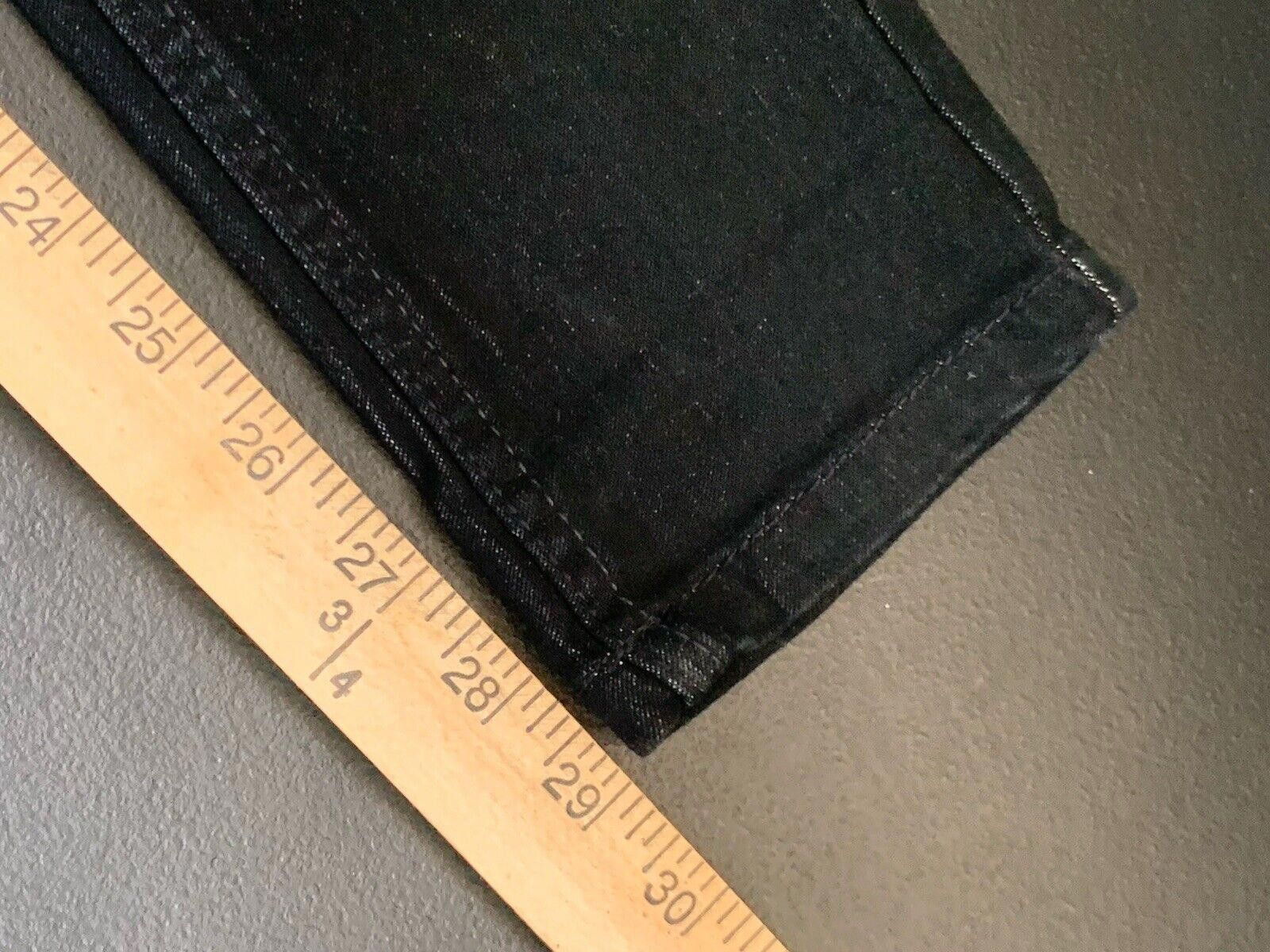 Lee NWT Lee Black Straight Leg Jeans Sz L Super Stretch Pull On Size 36" / US 14 / IT 50 - 10 Thumbnail