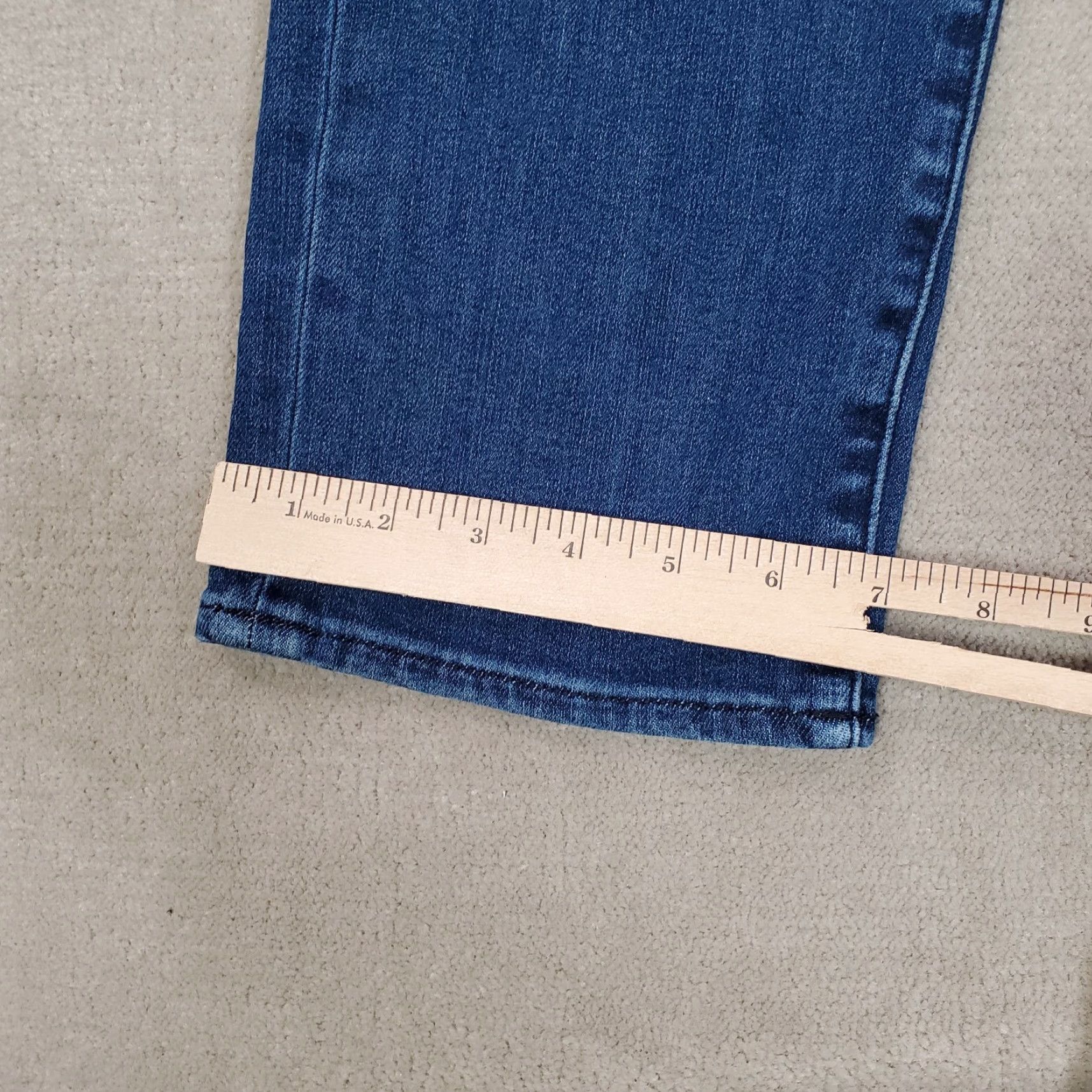Bonobos Bonobos Jeans Mens 33x32 Blue Straight Leg Faded Dark Wash Denim Stretch Casual Vintage No Size US 33 - 6 Thumbnail