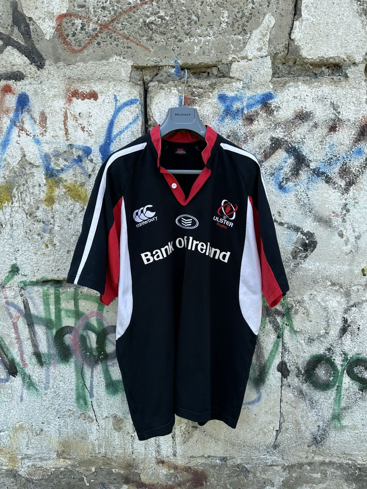 Canterbury of New Zealand × Vintage VTG Ulster Rugby Shirt Canterbury New Zealand Union Jersey Size US XL / EU 56 / 4 - 1 Thumbnail