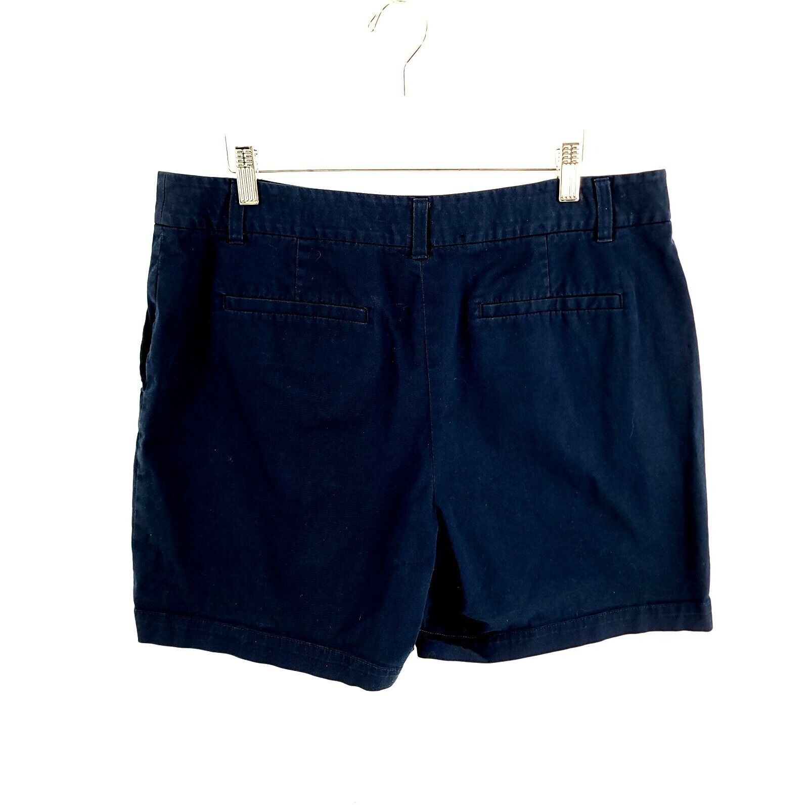 Liz Claiborne Liz Claiborne New York Jackie Blue Chino Shorts Shorts 14 35 Size 35" - 2 Thumbnail