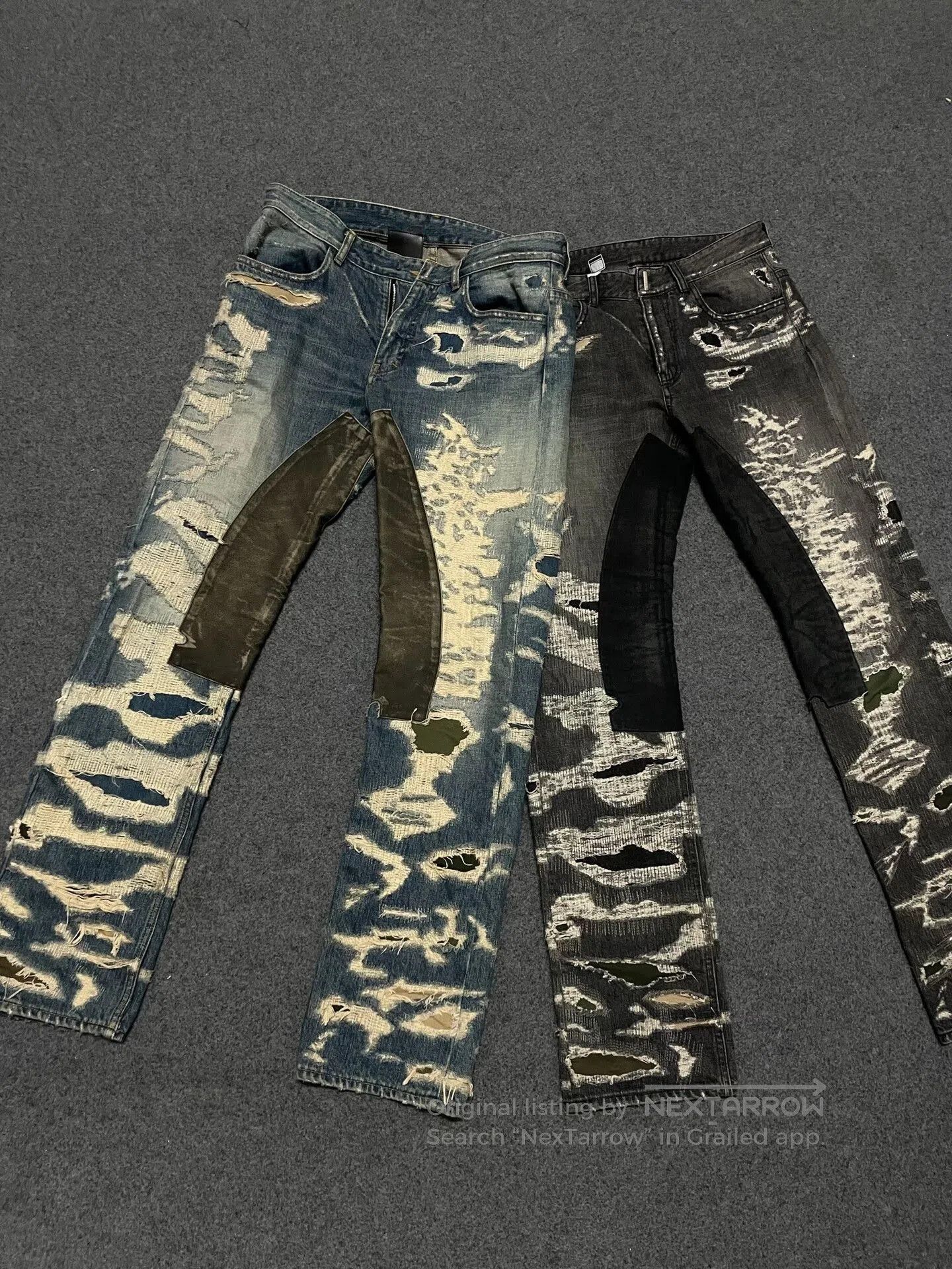 GIVENCHY BORO DENIM PANTS ジバンシー 新品未使用 Givenchy Givenchy OG Boro Denim Jeans | Grailed