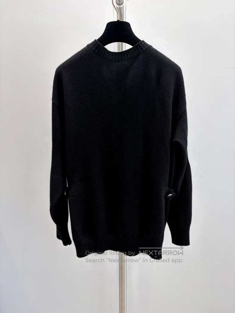 Chanel Chanel Black schoolbag button knitted cardigan coat Size XS / US 0-2 / IT 36-38 - 2 Thumbnail