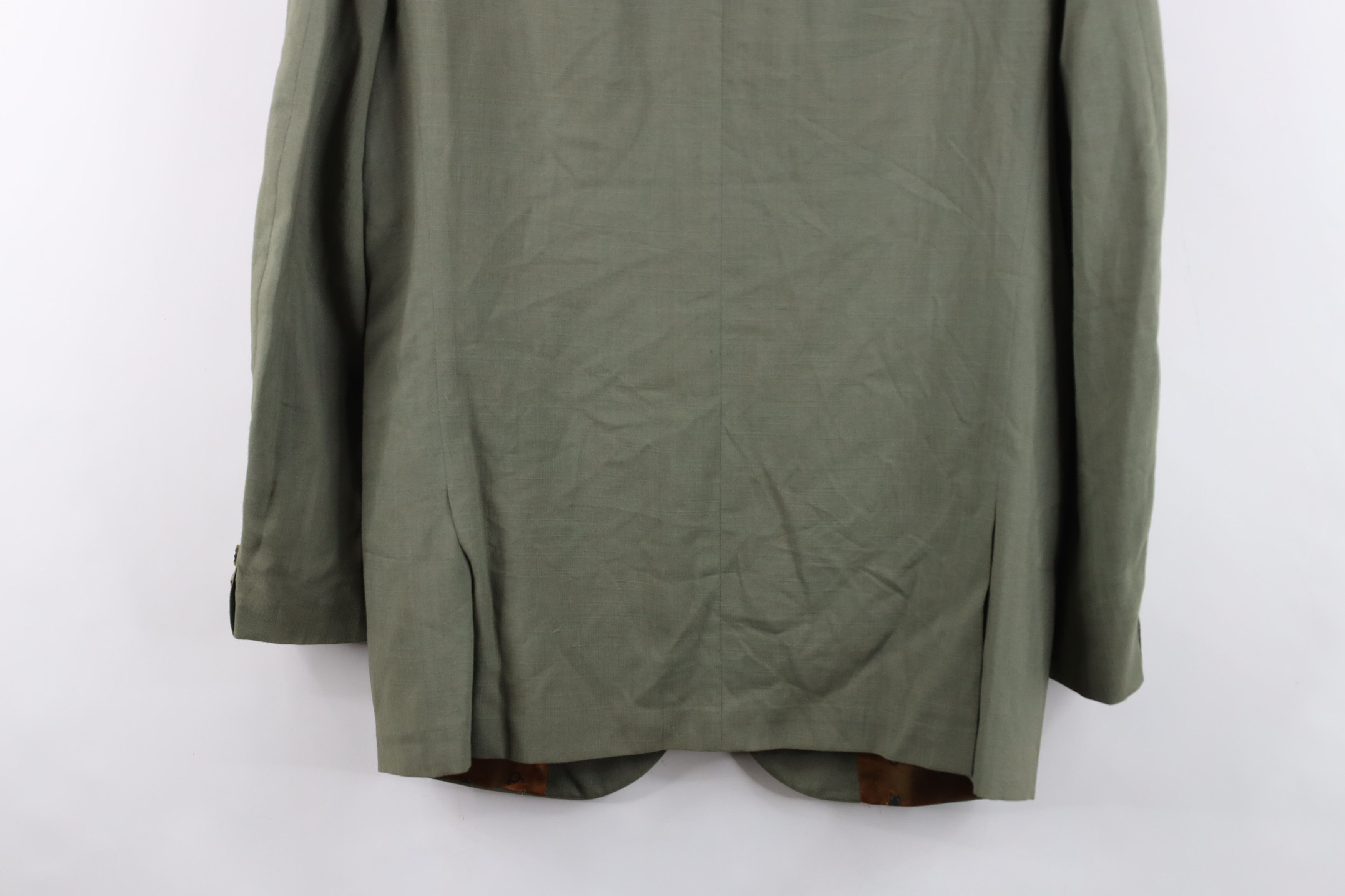 Vintage Vintage 50s Palm Beach 2 Button Suit Jacket Blazer Green USA Size US L / EU 52-54 / 3 - 16 Thumbnail