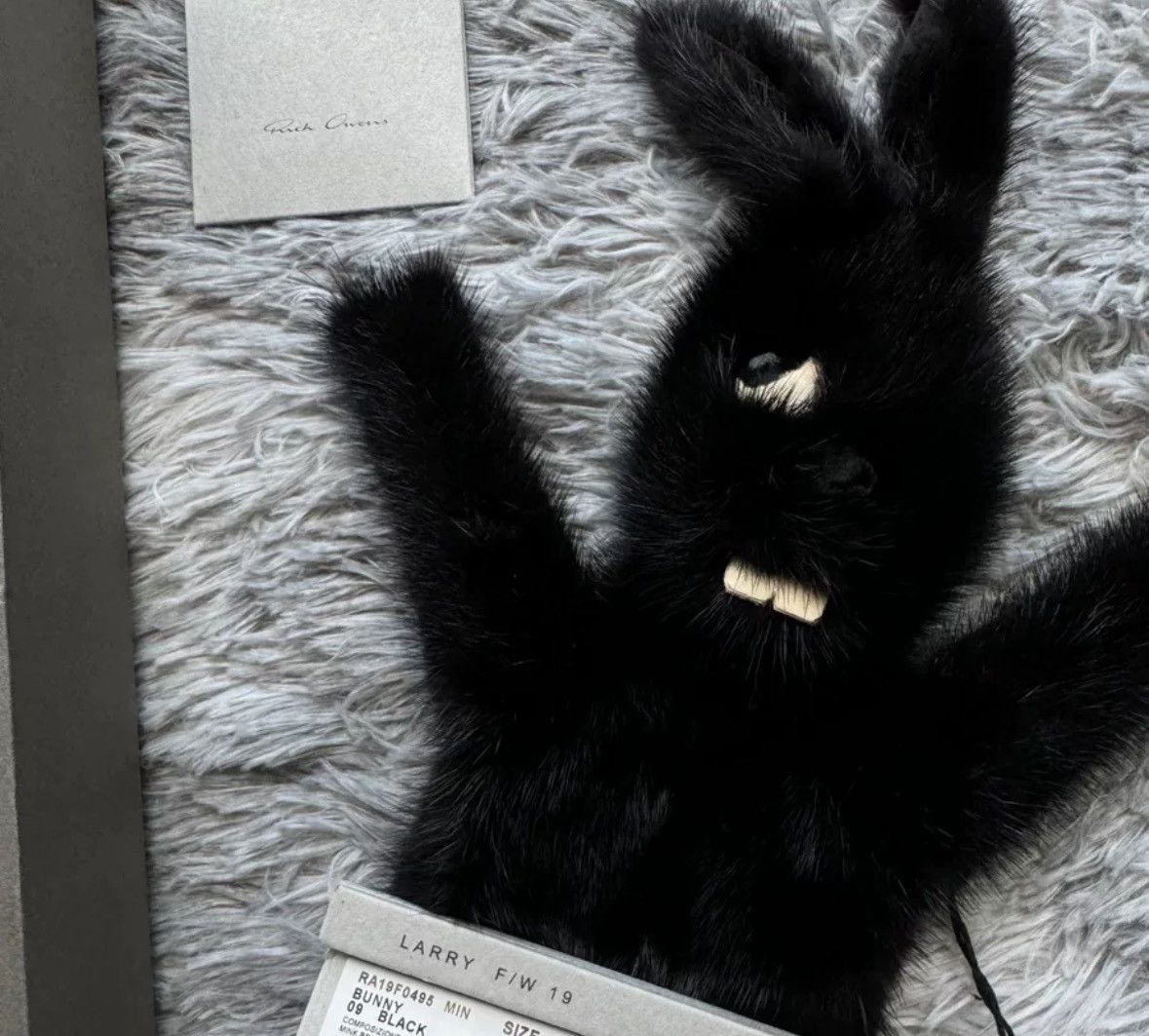 Rick Owens Rick Owens FW19 mink fur rabbit bag bag 2412-Nextarrow Size ONE SIZE - 6 Thumbnail