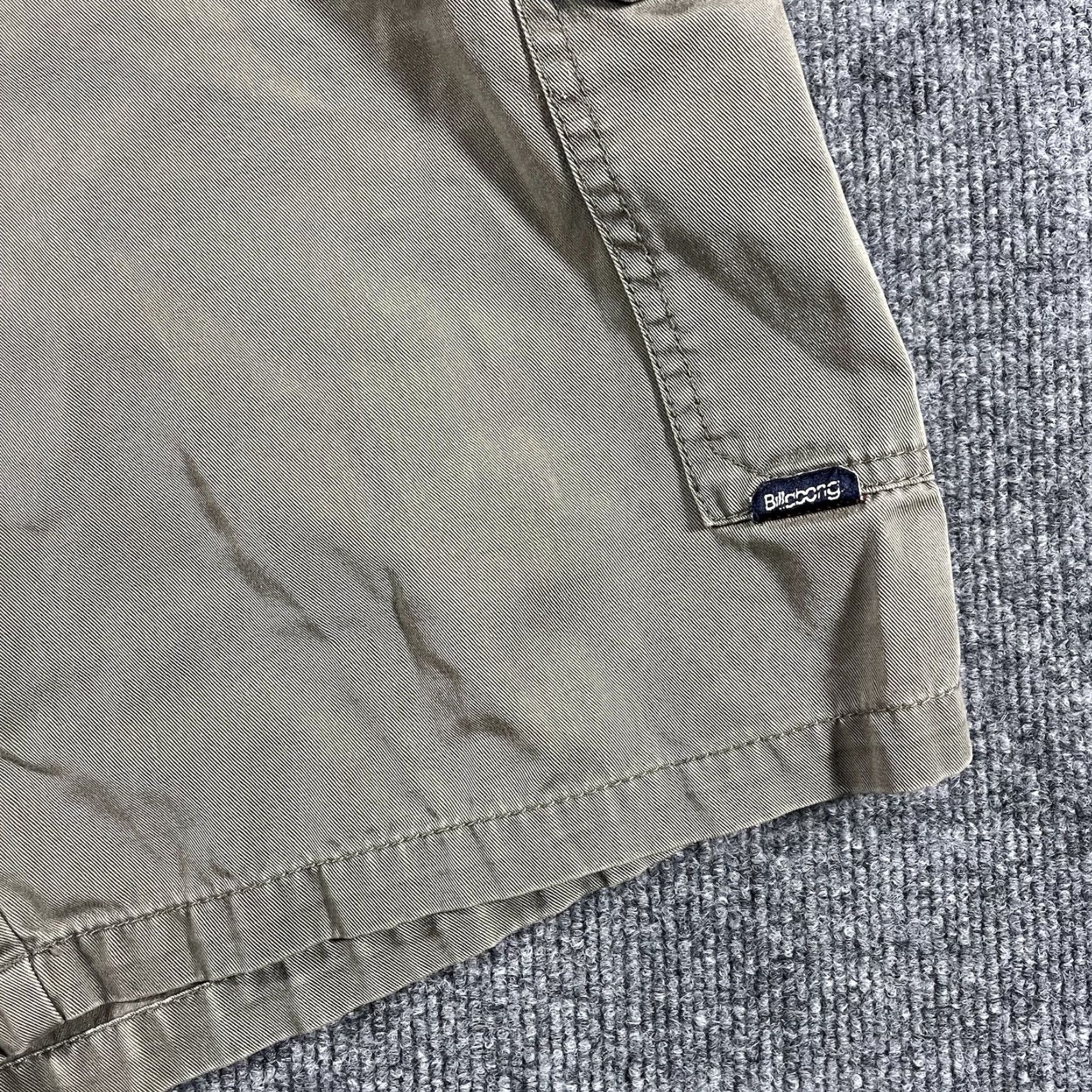 Billabong VINTAGE Billabong Cargo Shorts Mens 33 Khaki Beige Surf Skate 90s Y2K Beach Outdoor Mens Size US 33 - 3 Thumbnail