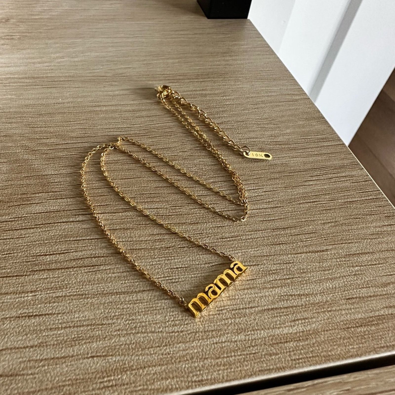 Other NEW mama 18k gold plated stainless steel necklace! Size ONE SIZE - 4 Thumbnail