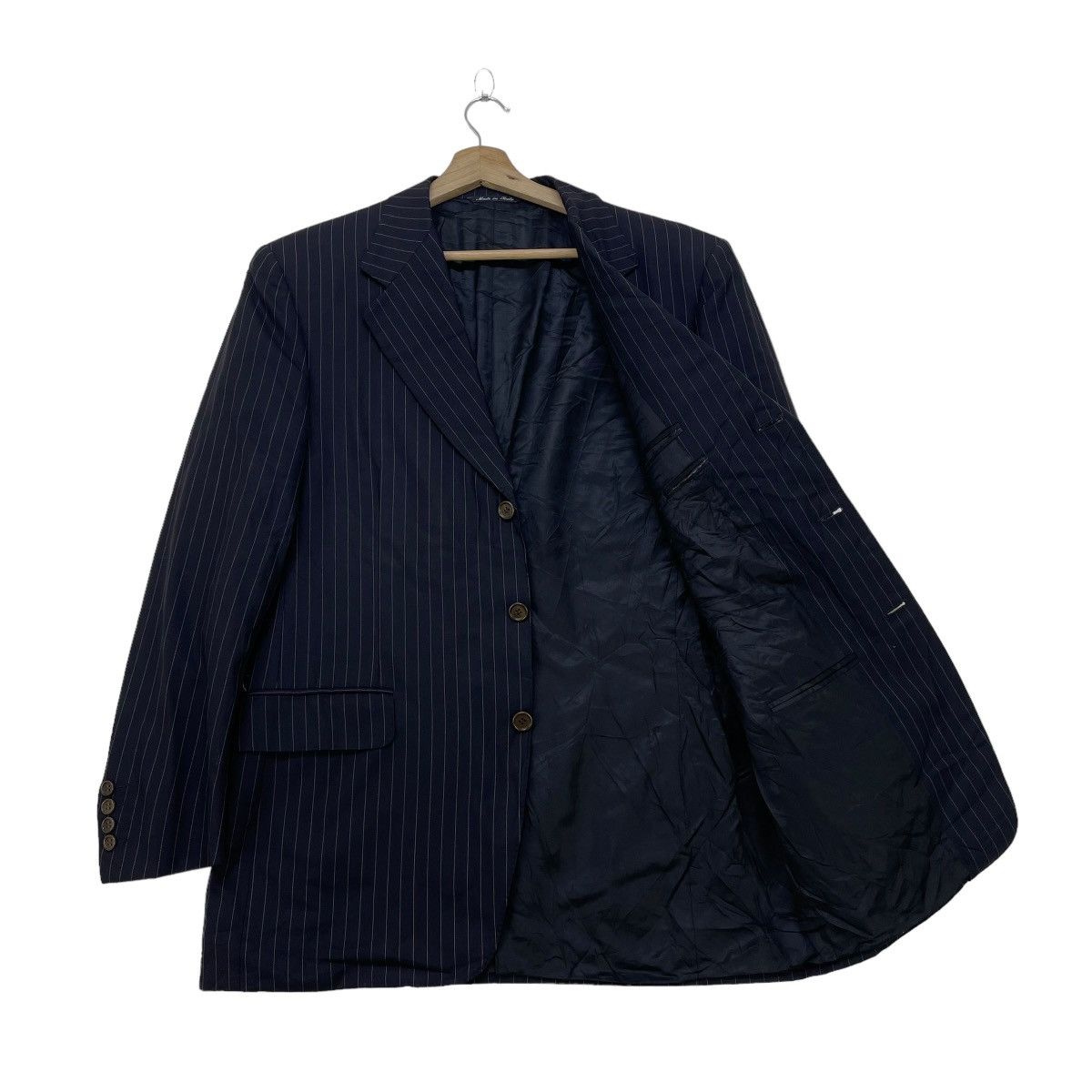 Canali Italian Designer Canali Stripe Jacket Size US M / EU 48-50 / 2 - 1 Thumbnail