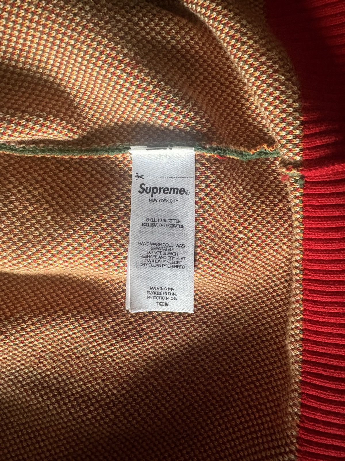 Supreme × Umbro Supreme x Umbro Zip Up Sweater Red Size US L / EU 52-54 / 3 - 5 Thumbnail