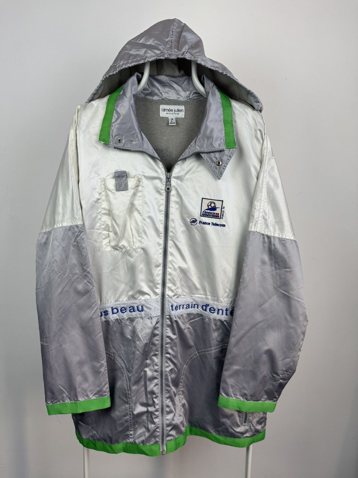 Vintage Vintage France 98 Coupe Du Monde Promo Big Logo light Jacket Size US L / EU 52-54 / 3 - 2 Thumbnail