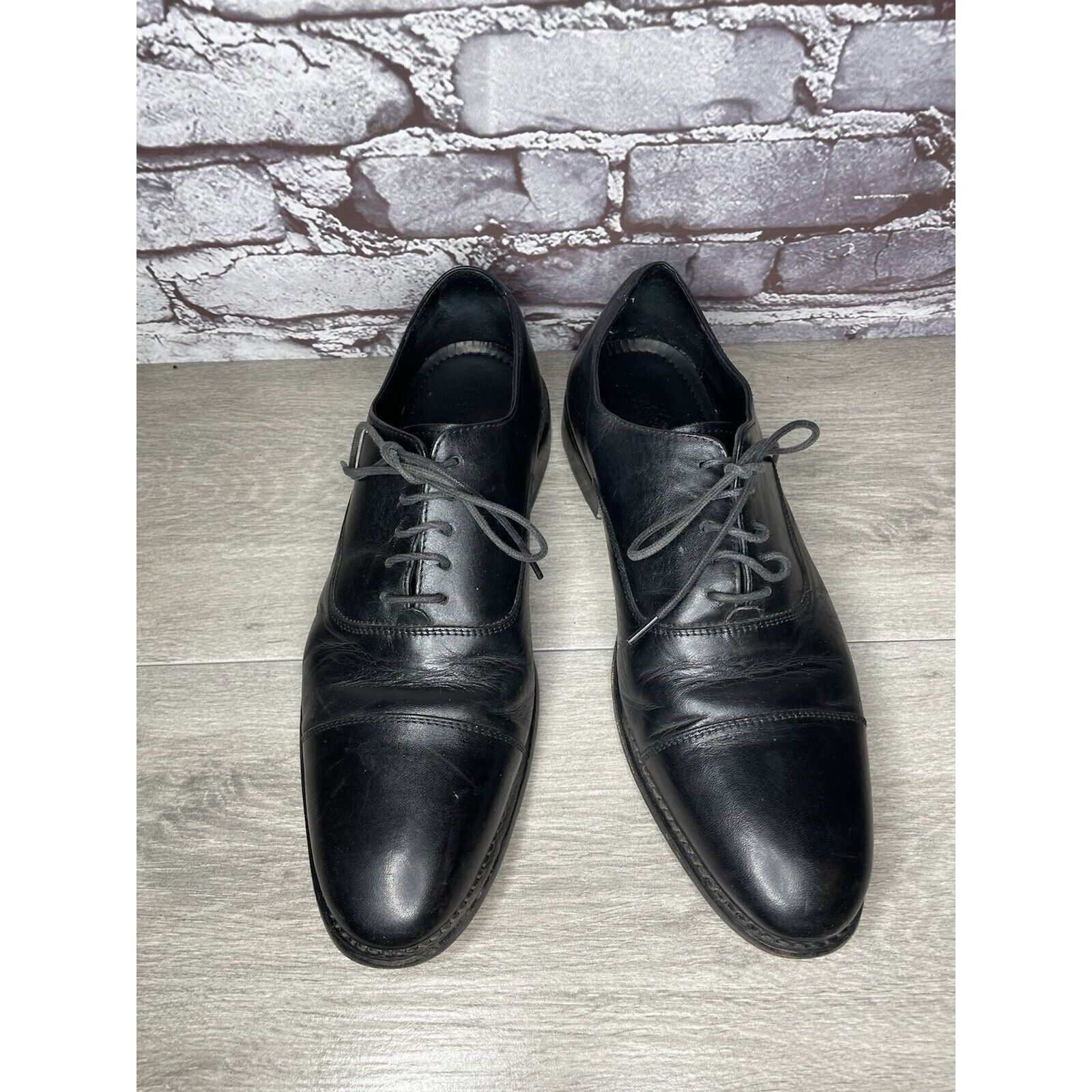 Other ANTHONY VEER Essentials Black Leather Goodyear Oxfords Cap T Size US 10 / EU 43 - 16 Thumbnail