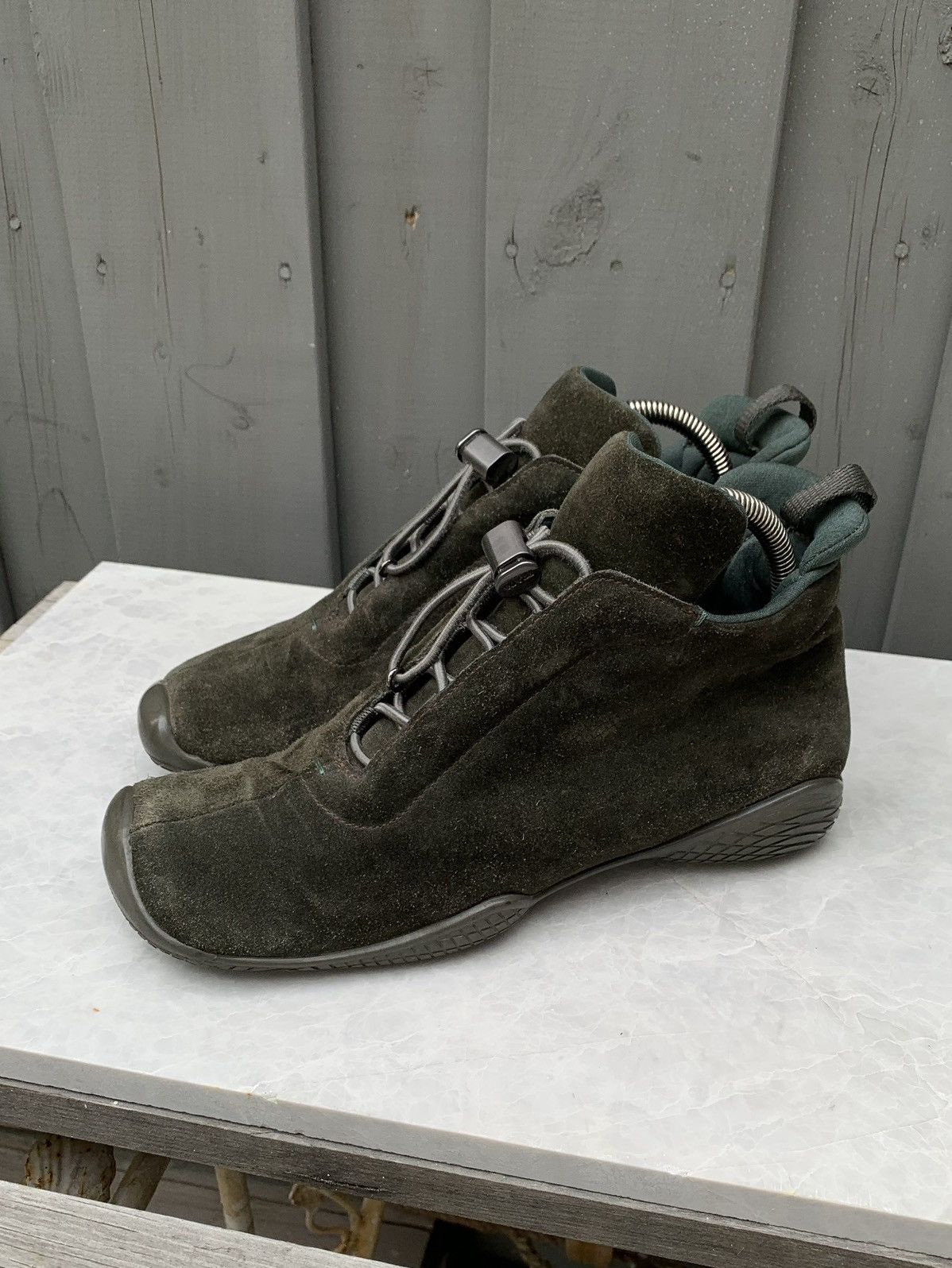 Prada × Vintage Vintage Prada Sport Boots F/W 1999 0773 Suede Hiking 2000s Size US 7.5 / IT 37.5 - 3 Thumbnail