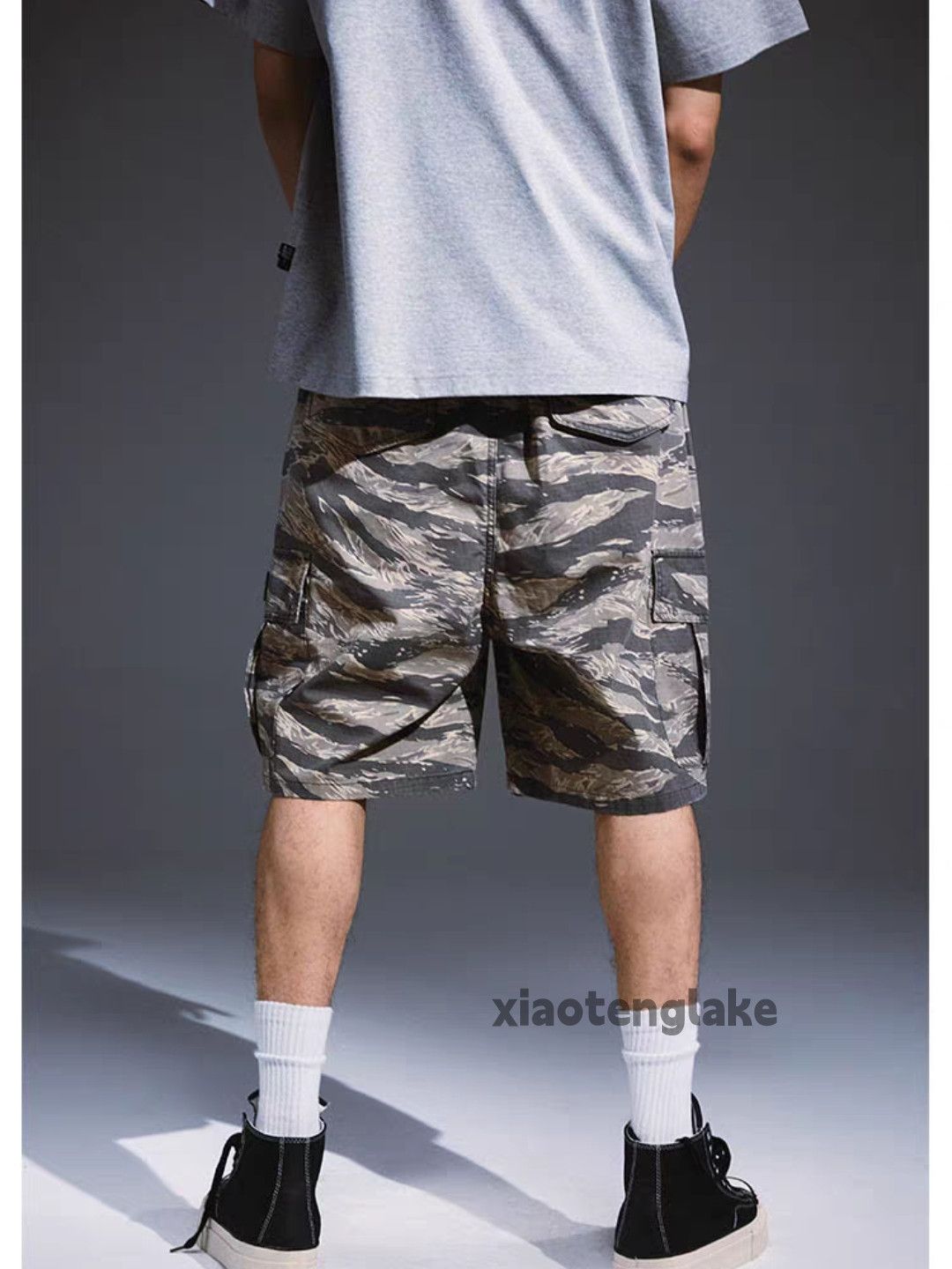 Vintage xz utility military loose hiphop outdoor cargo shorts Size US 32 / EU 48 - 2 Thumbnail