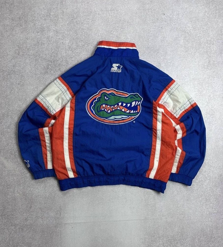 Starter Vintage 90s Starter Florida Gators Nylon Olympic Jacket M Size US M / EU 48-50 / 2 - 1 Thumbnail