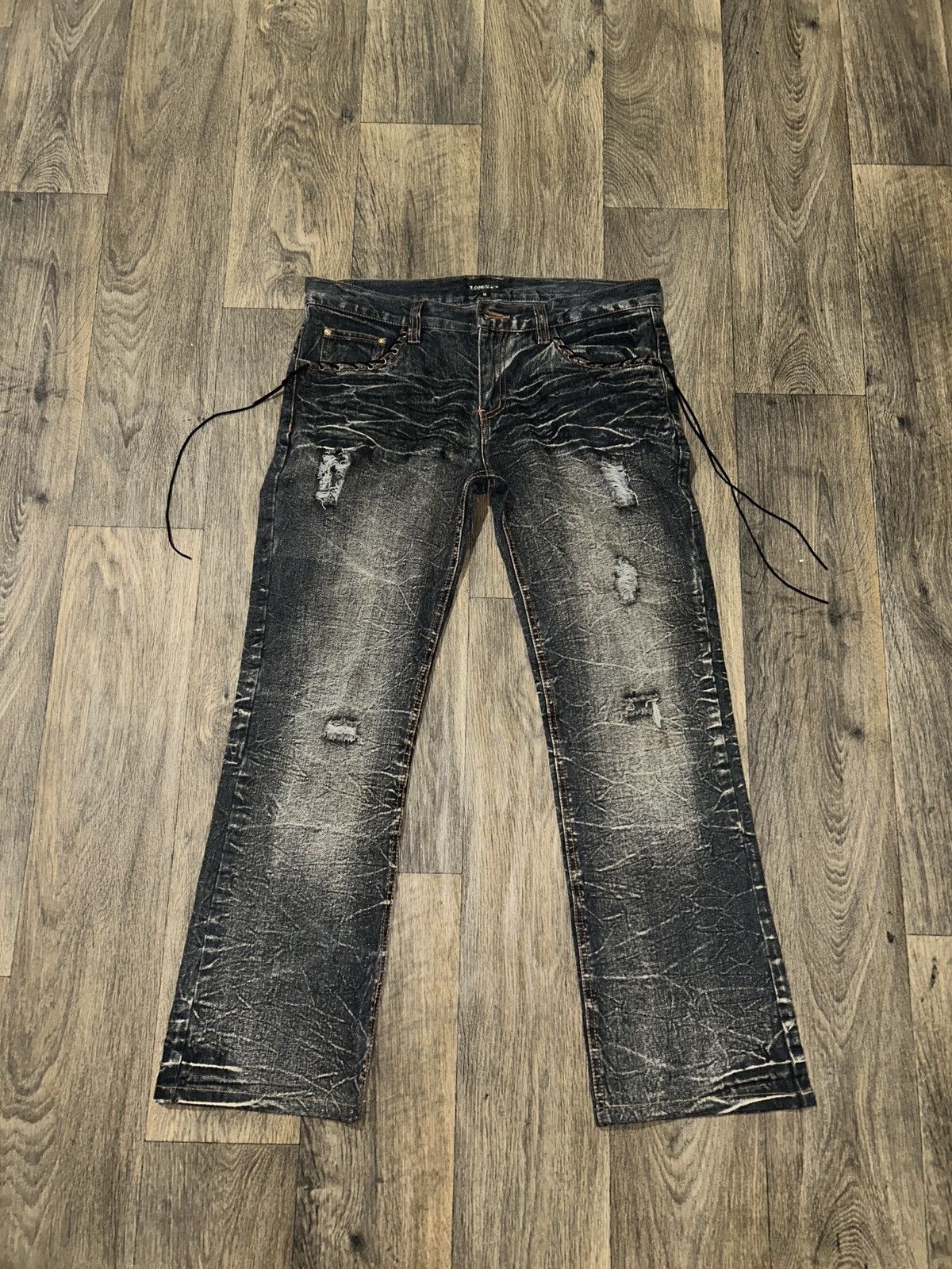 【LOWBOX】 Damage Design Denim Men's LOWBOX Denim | Grailed