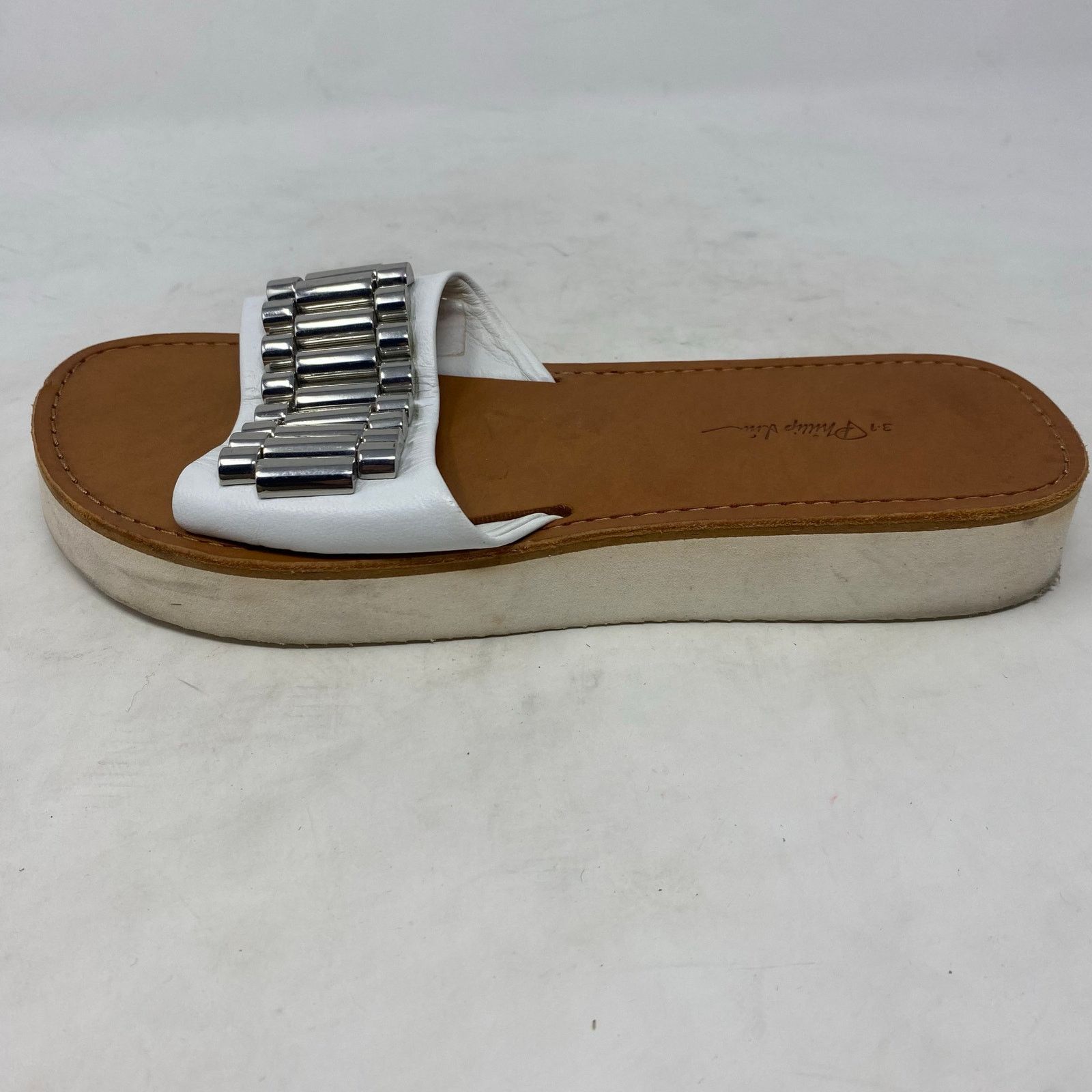 3.1 Phillip Lim 3.1 Phillip Lim Sandals White Platform Sliders Wpmens Size 8 Size US 8 / IT 38 - 2 Thumbnail