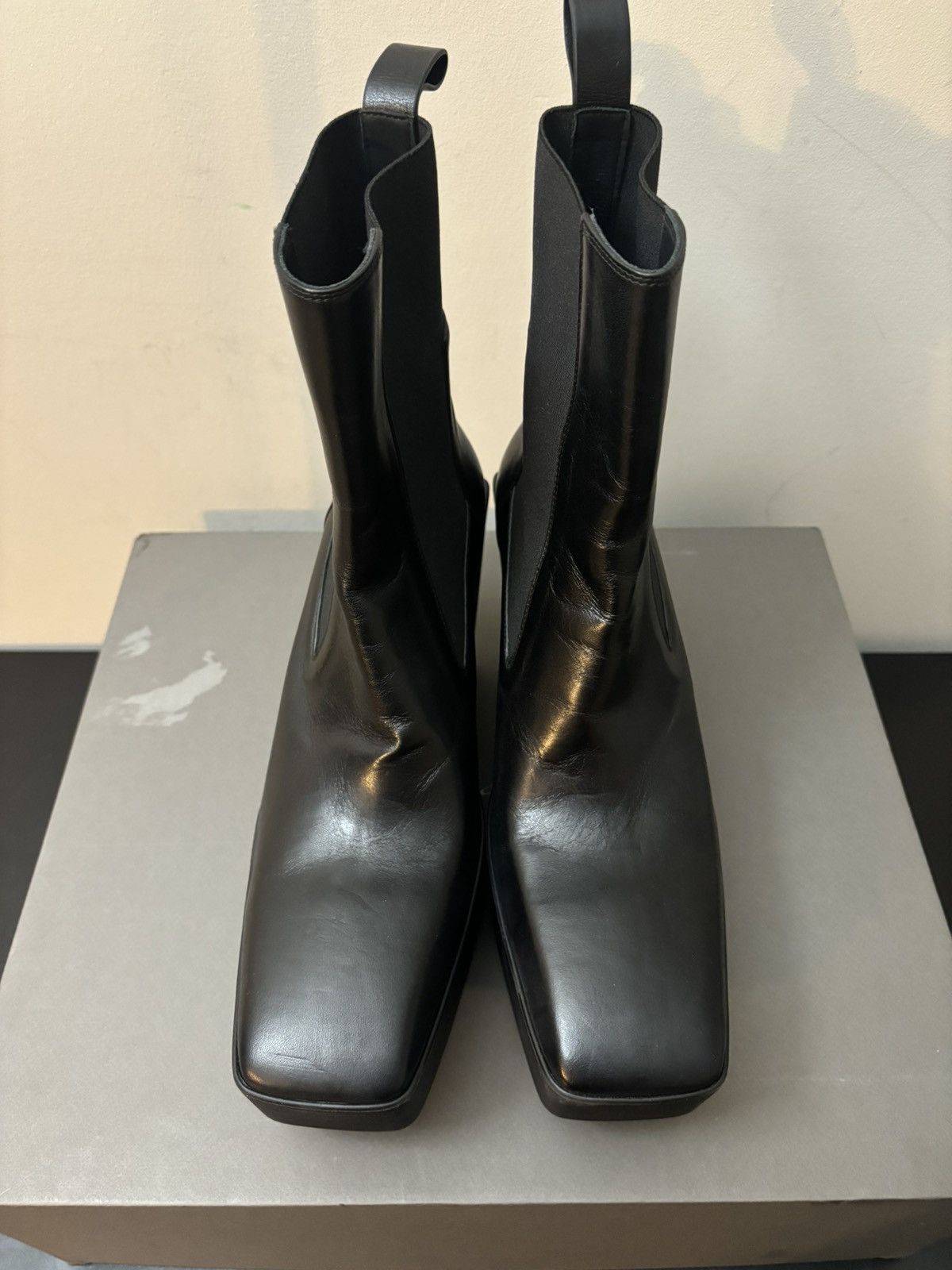 Rick Owens Rick Owens Hollywood Sliver Heeled Platform Beatle Boots Size US 8 / EU 41 - 2 Thumbnail
