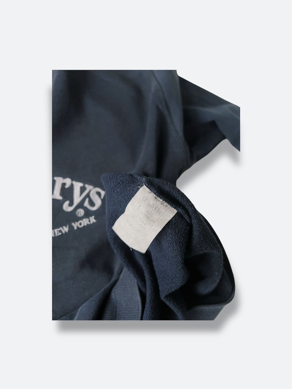 Burberry × Vintage Vintage Burberry / Burberry’s Navy Sweater Size US XL / EU 56 / 4 - 8 Thumbnail