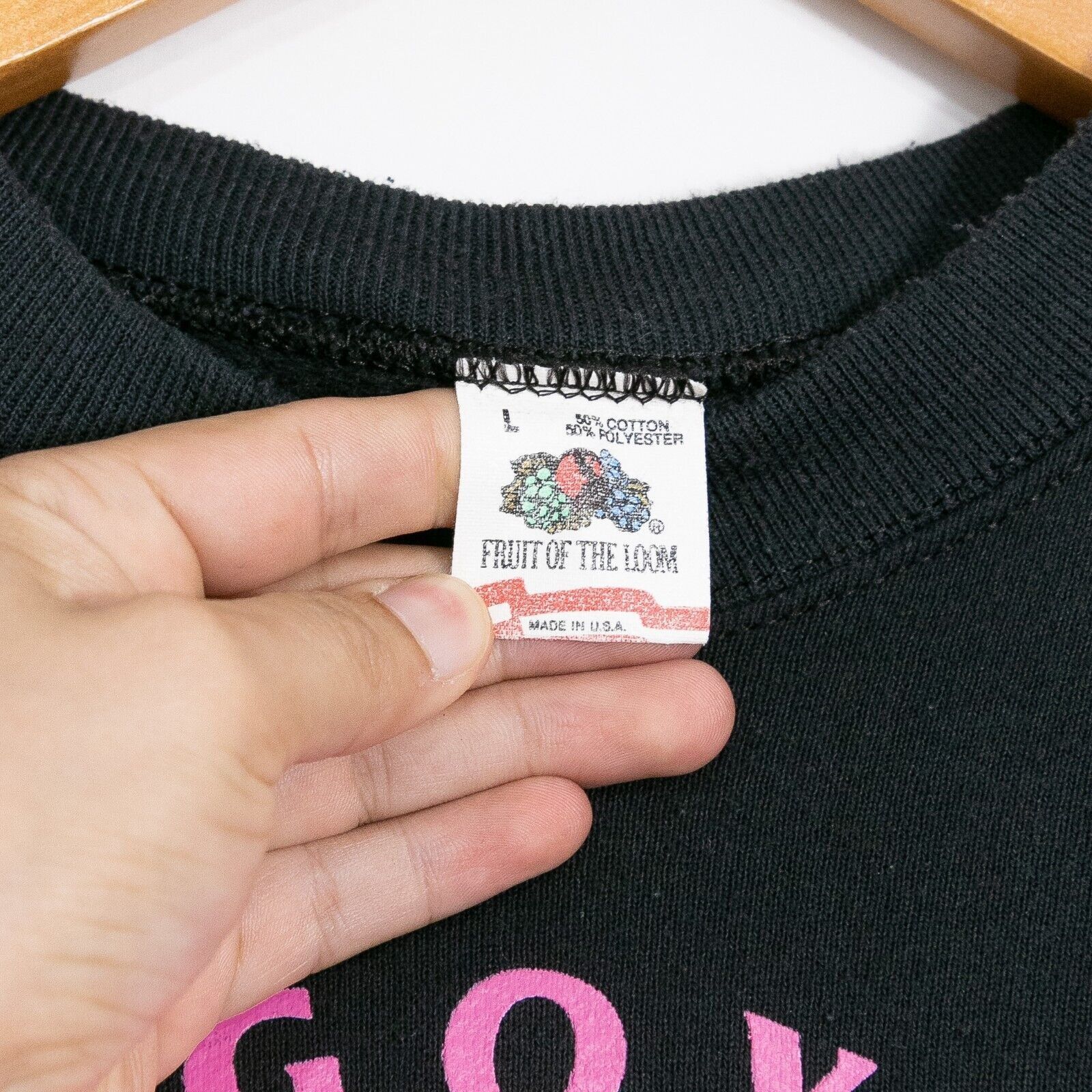 Vintage Vintage 90s Gargoyles Sunglasses Sweatshirt Large - Black Size US L / EU 52-54 / 3 - 3 Thumbnail