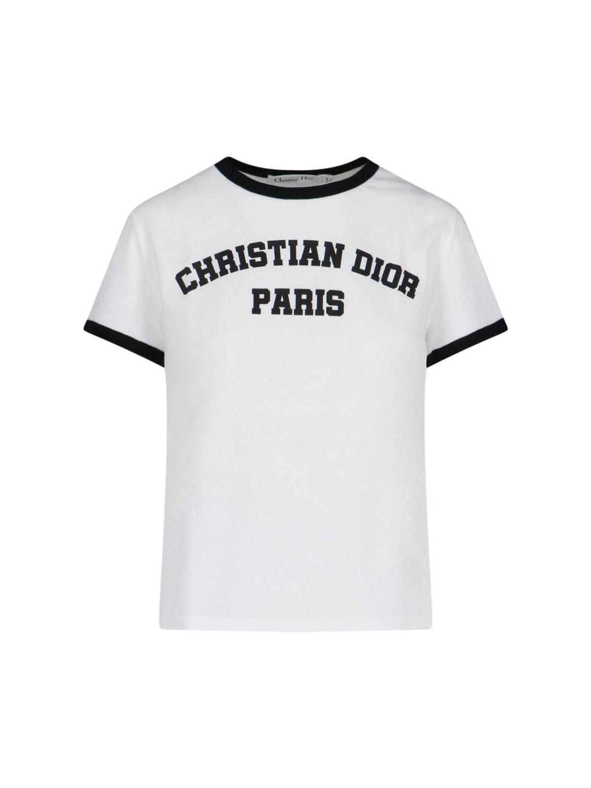 Dior CHRISTIAN DIOR LOGO T-SHIRT SIZE L Size ONE SIZE - 1 Thumbnail