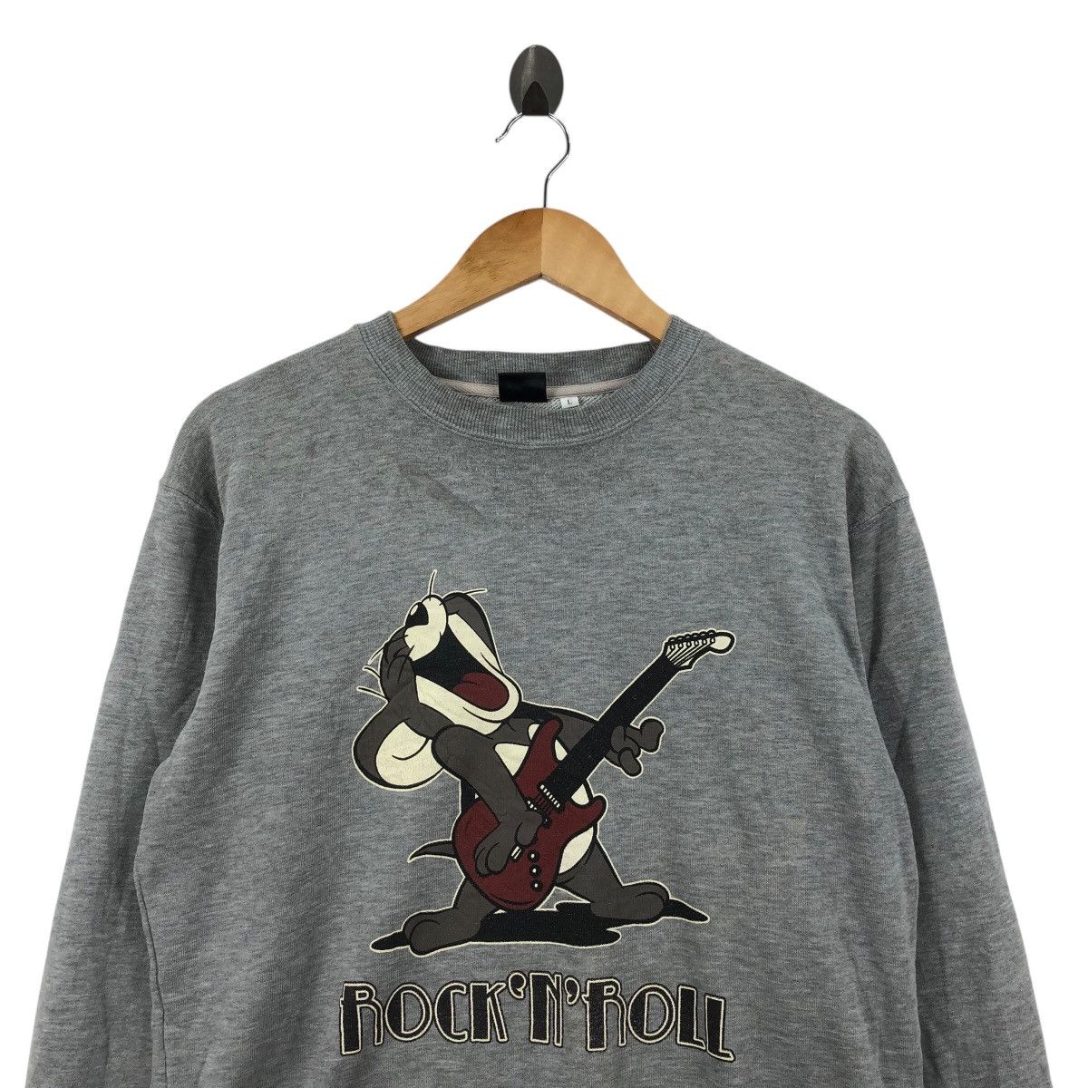 Vintage Vintage TOM AND JERRY Rock N Roll Figures Sweatshirt Size US L / EU 52-54 / 3 - 2 Thumbnail