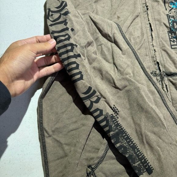 Affliction NEW AFFLICTION BRIGHTON BOMBERS LIVE FAST REVERSIBLE HOODIE Size US L / EU 52-54 / 3 - 8 Thumbnail
