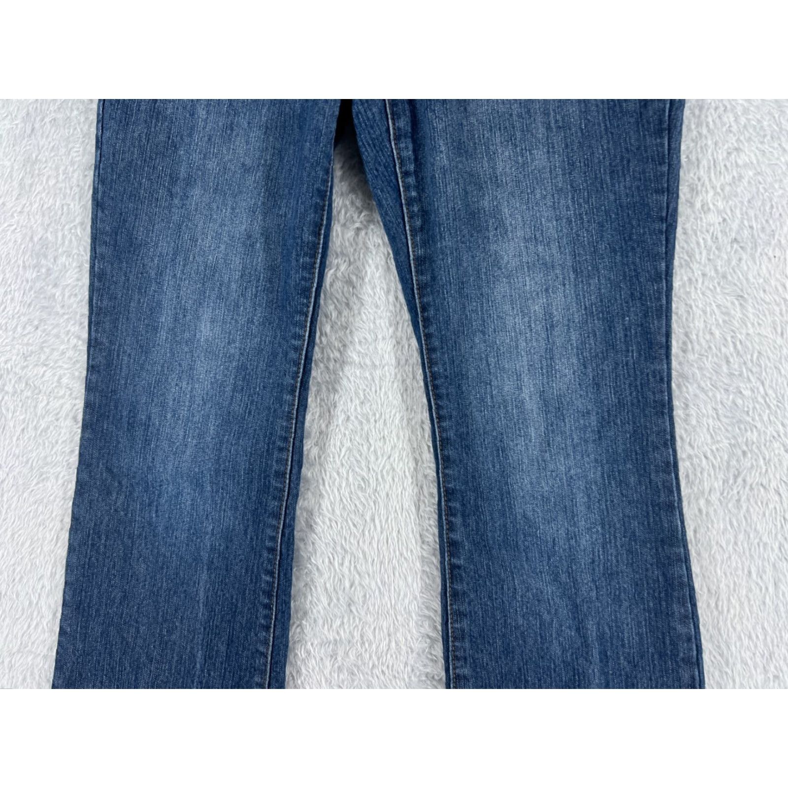 Faded Glory Faded Glory Jeans Women Bootcut Denim Blue 28x29 Cotton Stretch 4 Petite Low Rise 5-Pocket Size 27" / US 4 / IT 40 - 3 Thumbnail