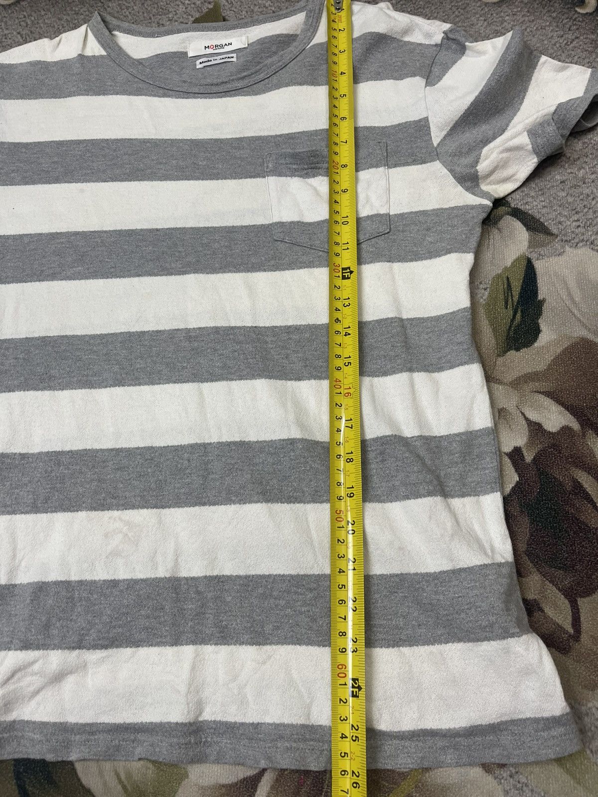 Morgan Homme Morgan Homme Stripe Tshirt Streetwear Size US S / EU 44-46 / 1 - 6 Thumbnail