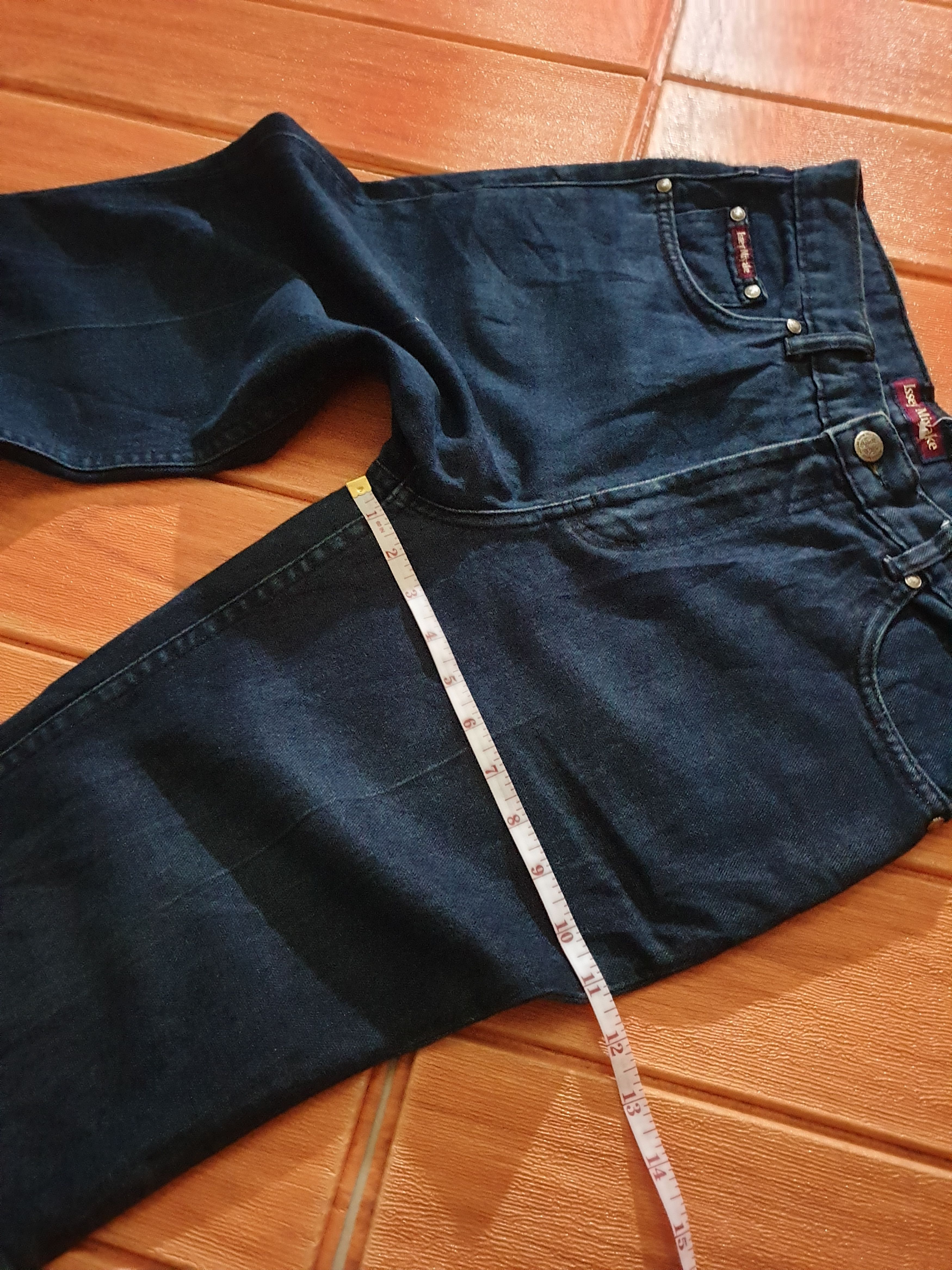 Japanese Brand Issey miyake Japanese Brand denim pant Size US 29 - 16 Thumbnail