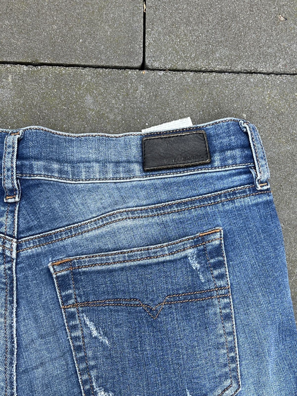 Diesel Diesel Blue Boro Patchwork Jeans W31 L31 Rare Size 32" / US 10 / IT 46 - 7 Thumbnail