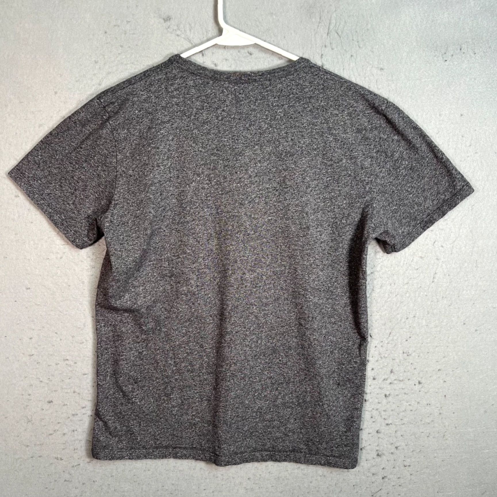 Vintage VINTAGE Maison Kitsuné T-Shirt Mens Crew Neck 100% Cotton Heather Gray Fox Patch Medium Size M Gray Shirt Size US M / EU 48-50 / 2 - 2 Thumbnail