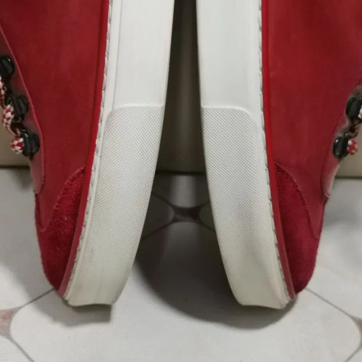 Louis Vuitton Louis Vuitton Red High-Top Sneakers -2508 Size US 9 / EU 42 - 3 Thumbnail