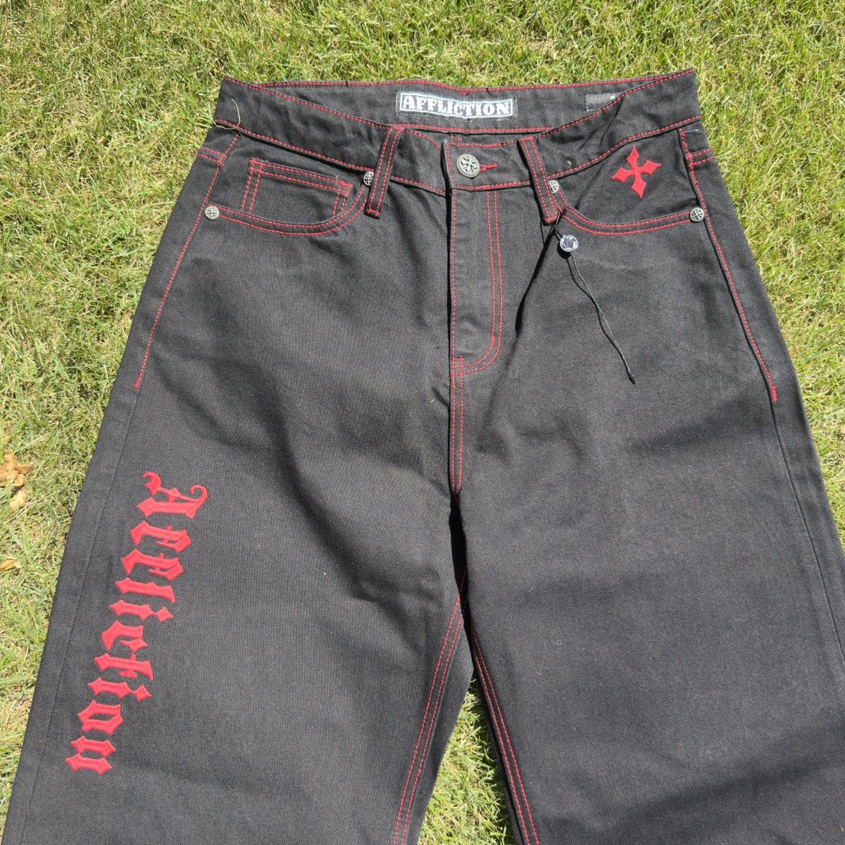 Affliction 2000s Affliction Jeans Size US 31 - 4 Thumbnail