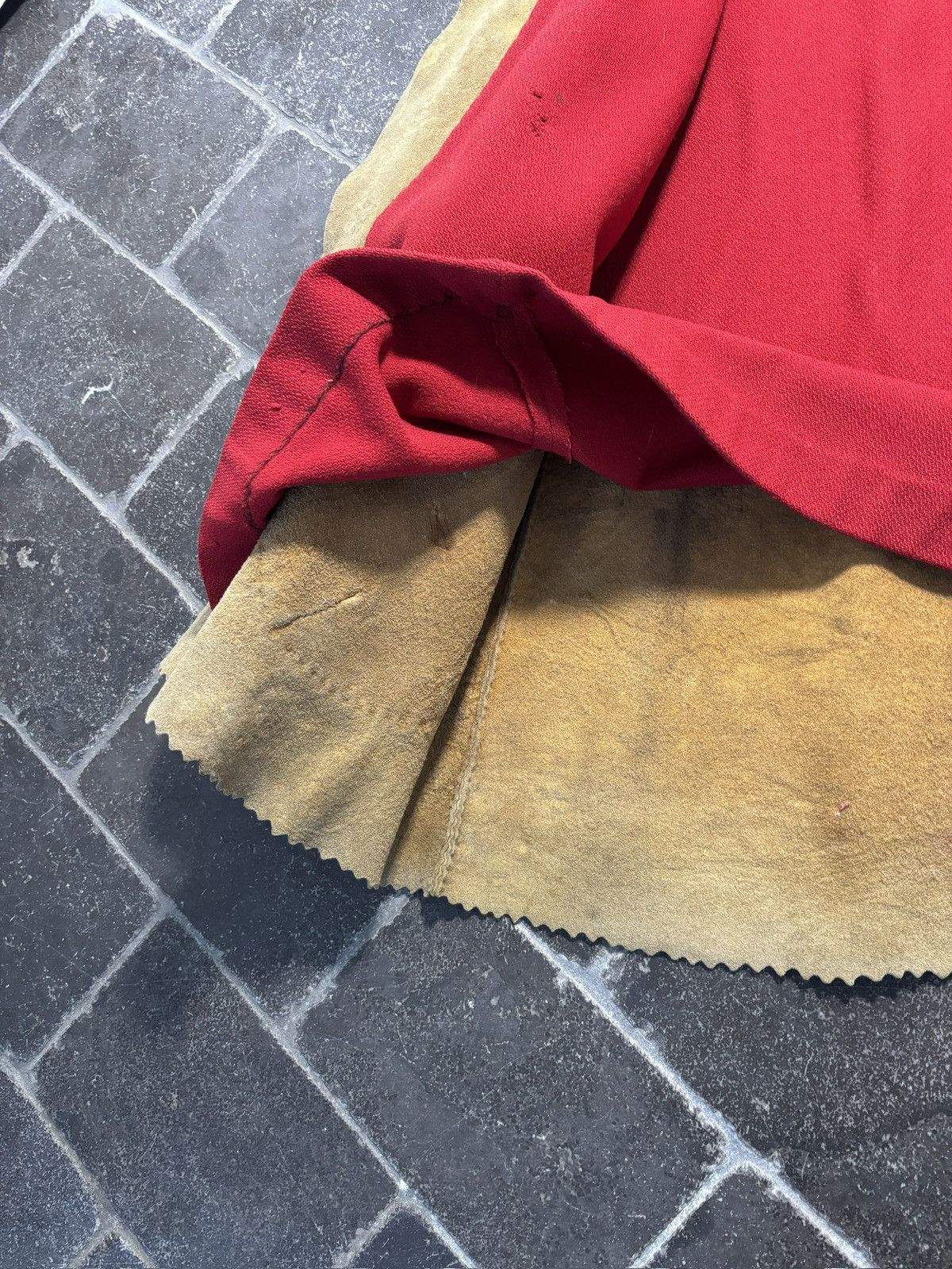 Vintage True Vintage Moose Leather Coat Moosehide Blanket Lined Hand Size US M / EU 48-50 / 2 - 11 Thumbnail