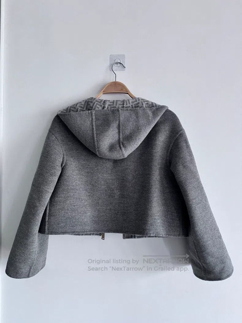 Fendi Fendi Monogrammed pieced faux fur reversible cashmere coat Size 4XL / US 24-26 - 6 Thumbnail
