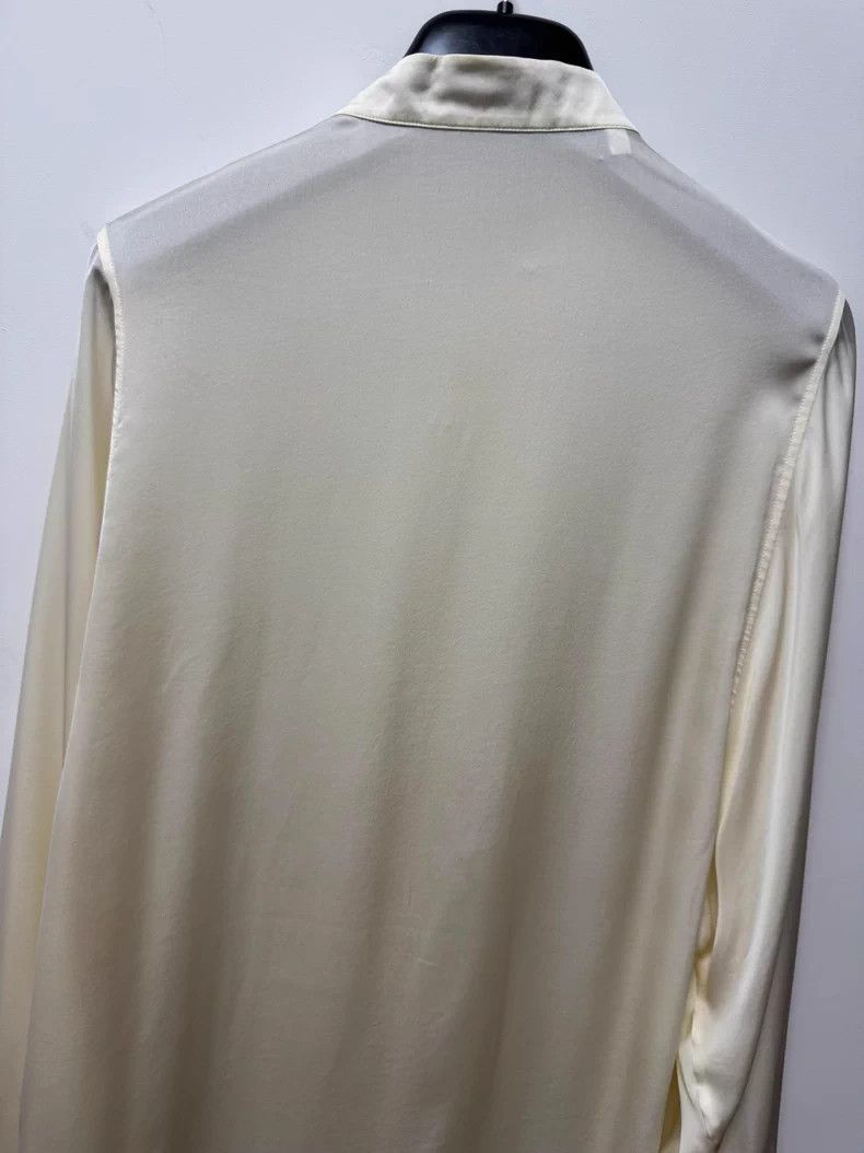 Saint Laurent Paris Saint Laurent Paris size 37 23ss Show Pleated Henley Neck Size US M / EU 48-50 / 2 - 5 Thumbnail