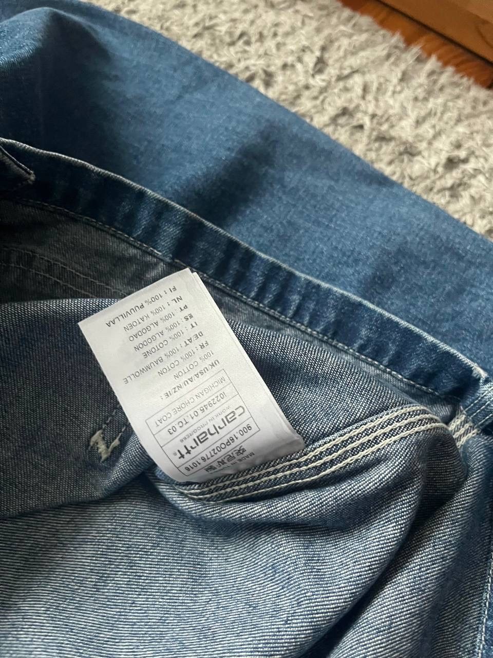 Carhartt × Vintage Carhartt Jeans Light Jacket Streetwear Vintage Logo Rare Size US S / EU 44-46 / 1 - 9 Thumbnail