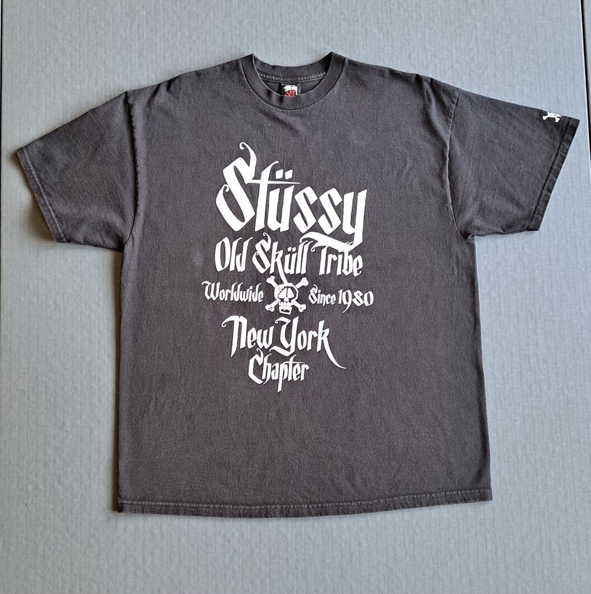 Stussy Stussy Old Skull Tribe Worldwide NY Chapter Skull Size US XL / EU 56 / 4 - 1 Thumbnail